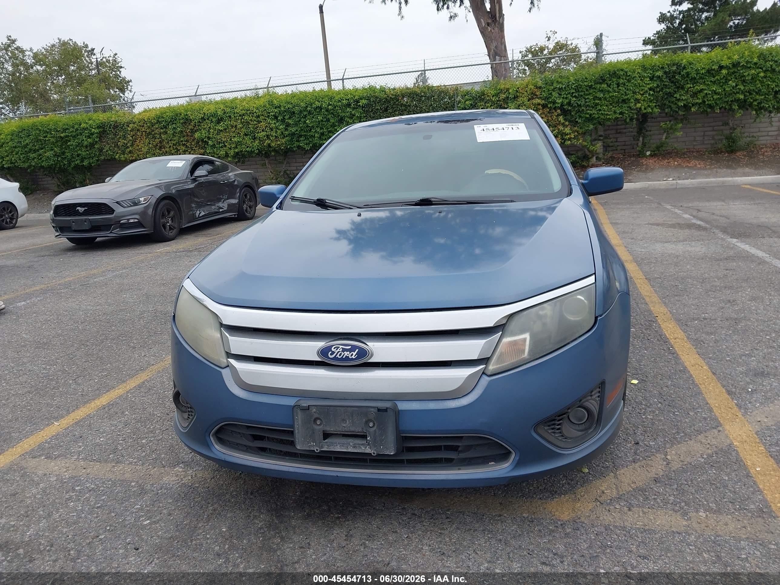 2010 Ford Fusion Se Blue vin: 3FAHP0HG1AR362281