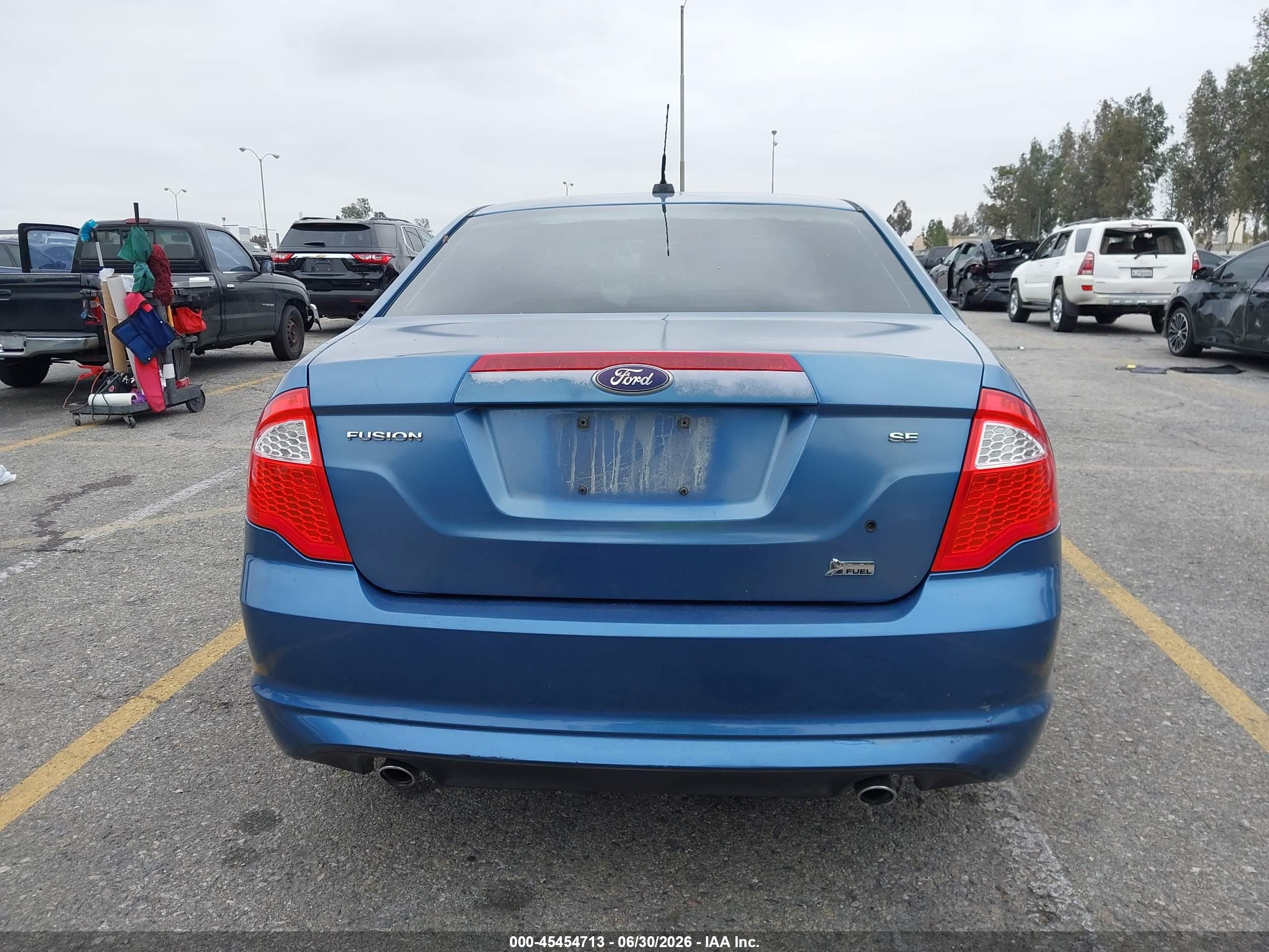2010 Ford Fusion Se Blue vin: 3FAHP0HG1AR362281
