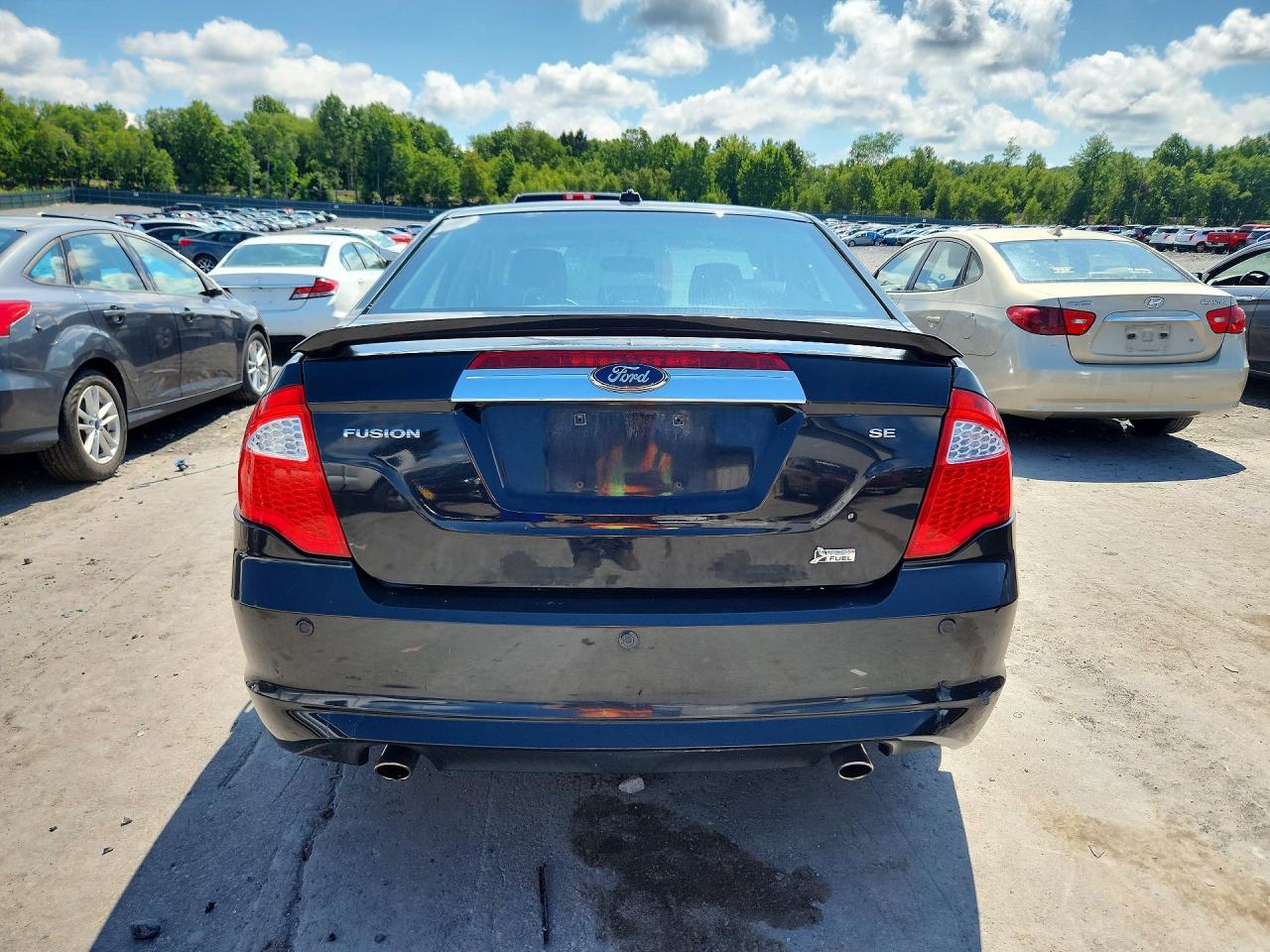 2010 Ford Fusion Se Black vin: 3FAHP0HG1AR392137