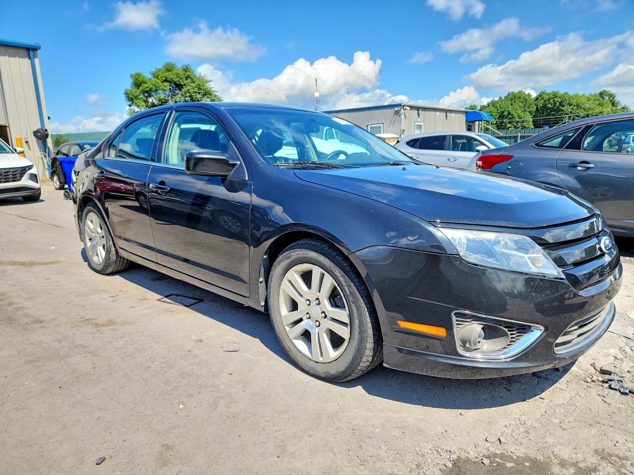 2010 Ford Fusion Se Black vin: 3FAHP0HG1AR392137