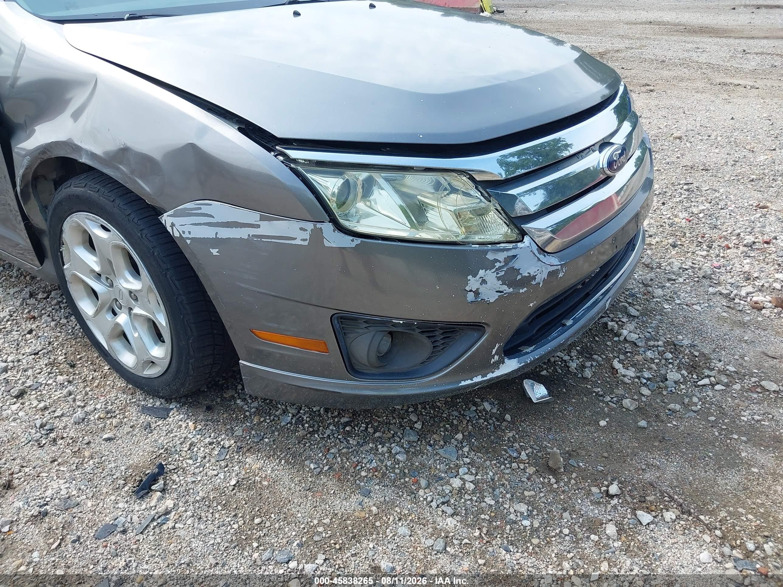 2011 Ford Fusion Se Gray vin: 3FAHP0HG1BR219266