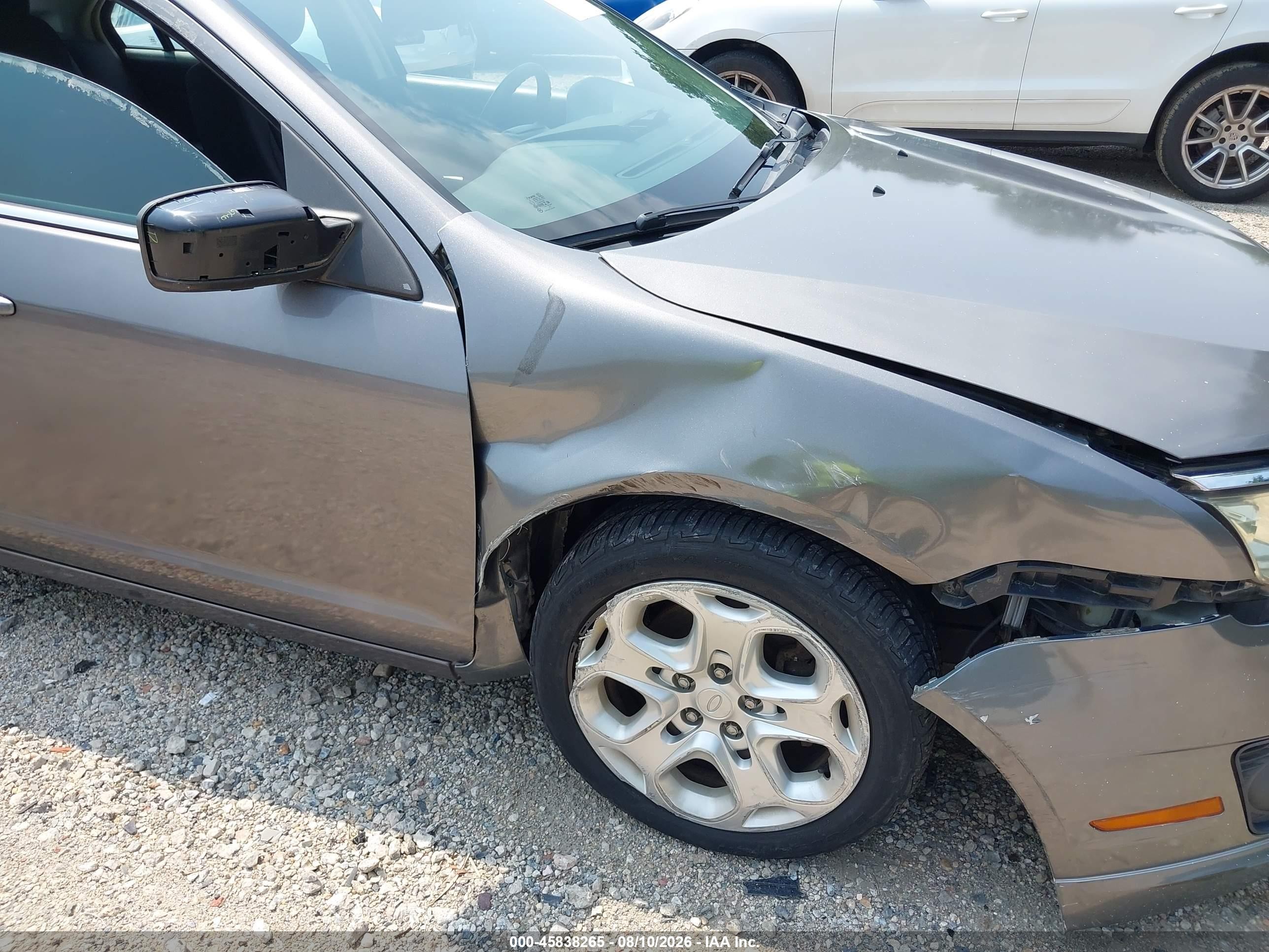 2011 Ford Fusion Se Gray vin: 3FAHP0HG1BR219266