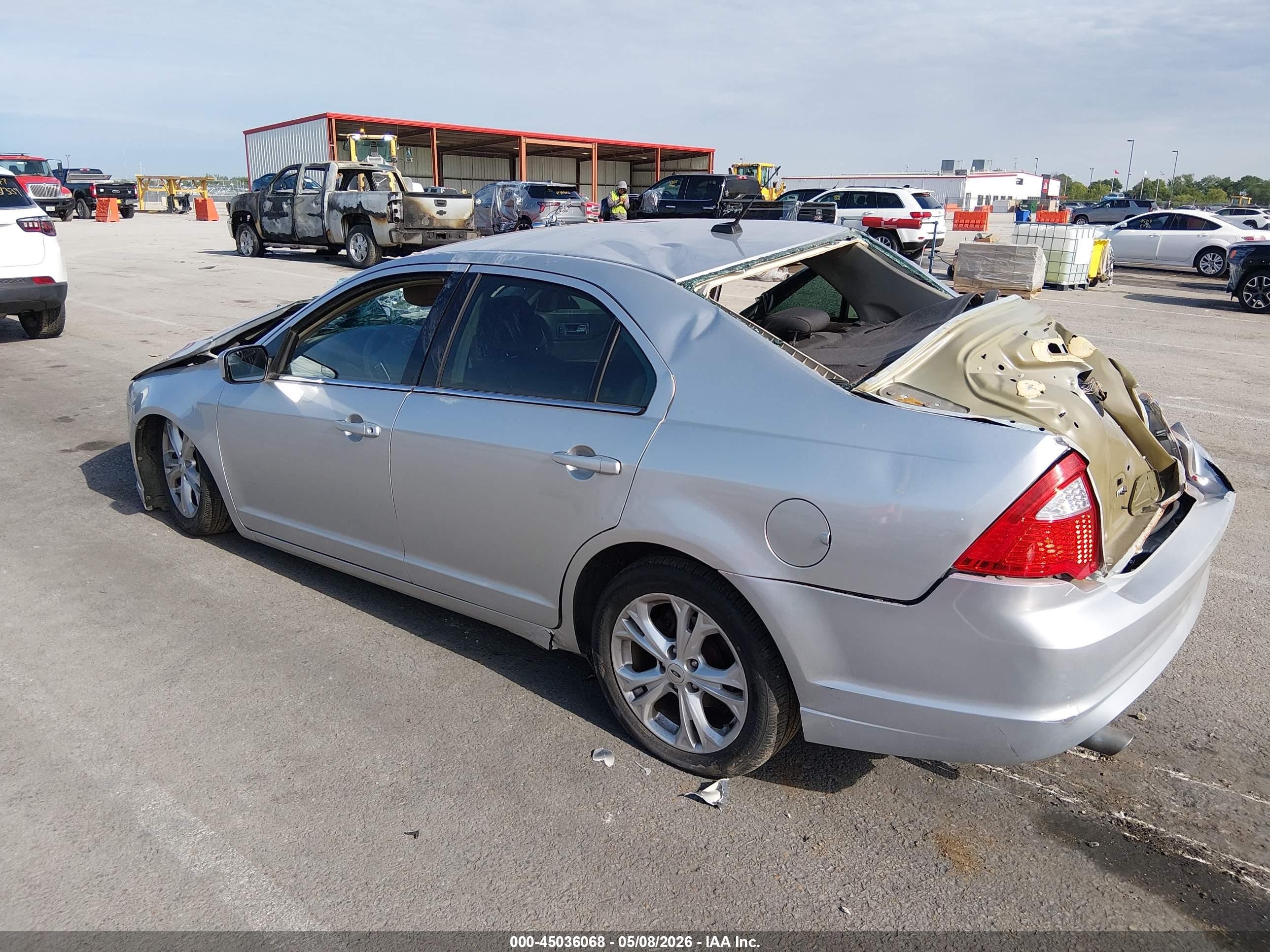 2012 Ford Fusion Se Silver vin: 3FAHP0HG1CR346357