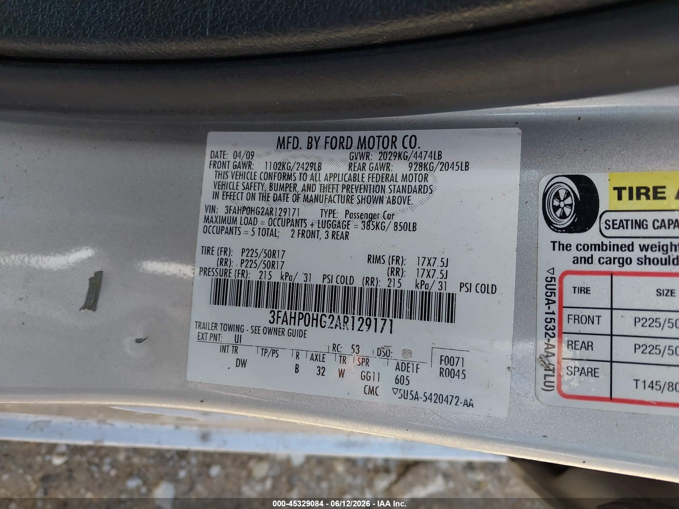 2010 Ford Fusion Se Серебряный vin: 3FAHP0HG2AR129171