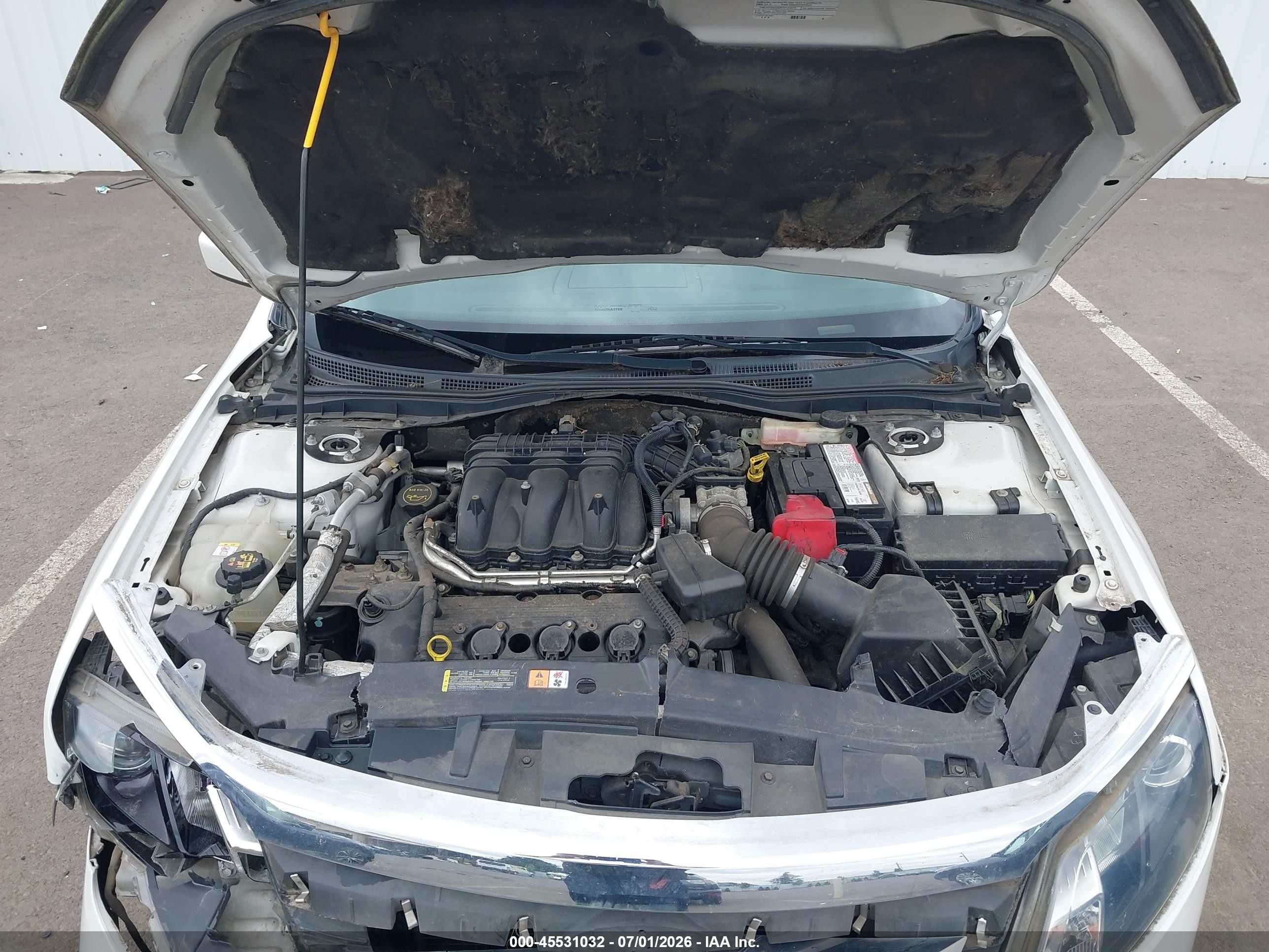 2010 Ford Fusion Se White vin: 3FAHP0HG2AR247334