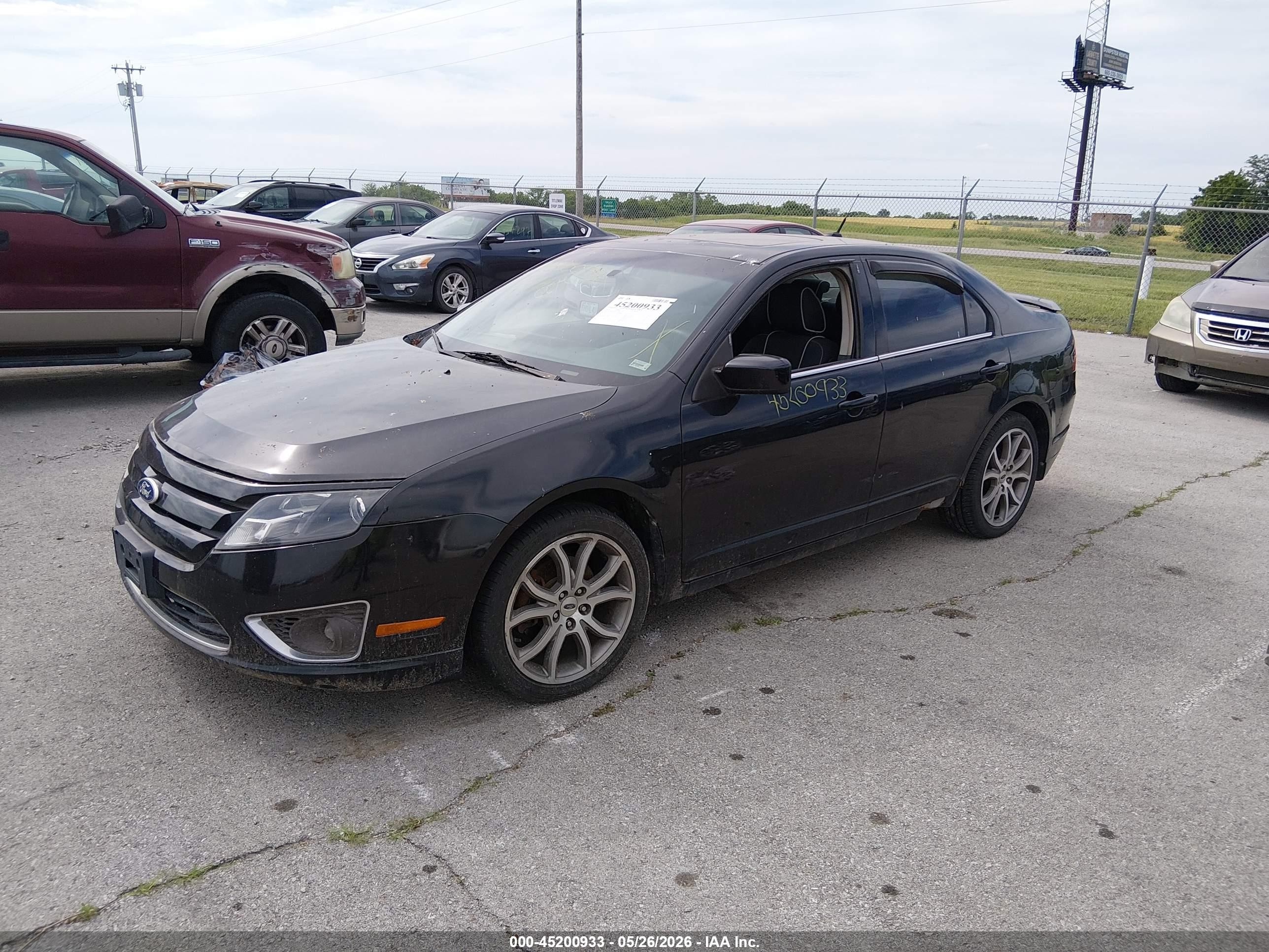 2010 Ford Fusion Se Черный vin: 3FAHP0HG2AR304065