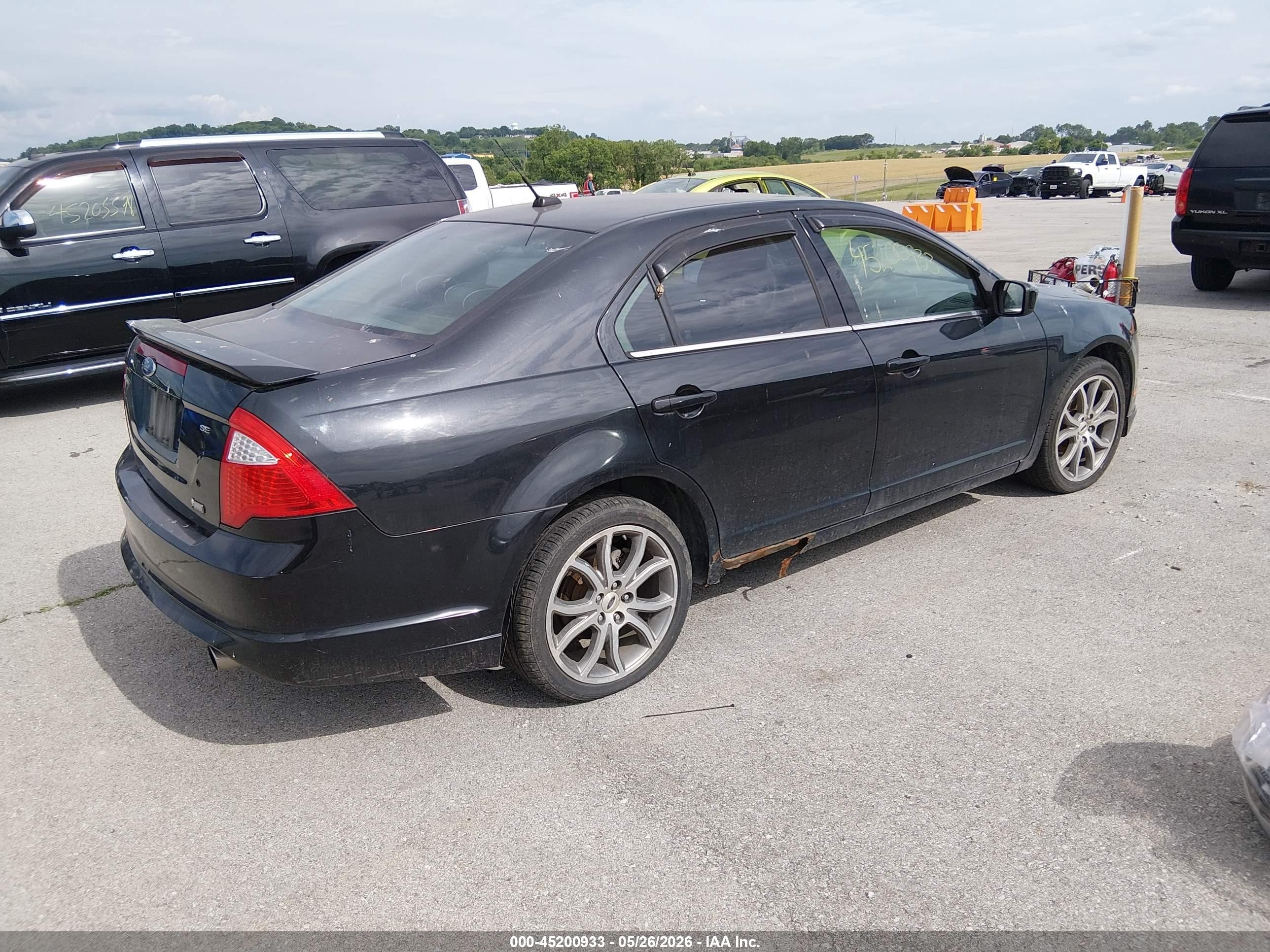 2010 Ford Fusion Se Черный vin: 3FAHP0HG2AR304065