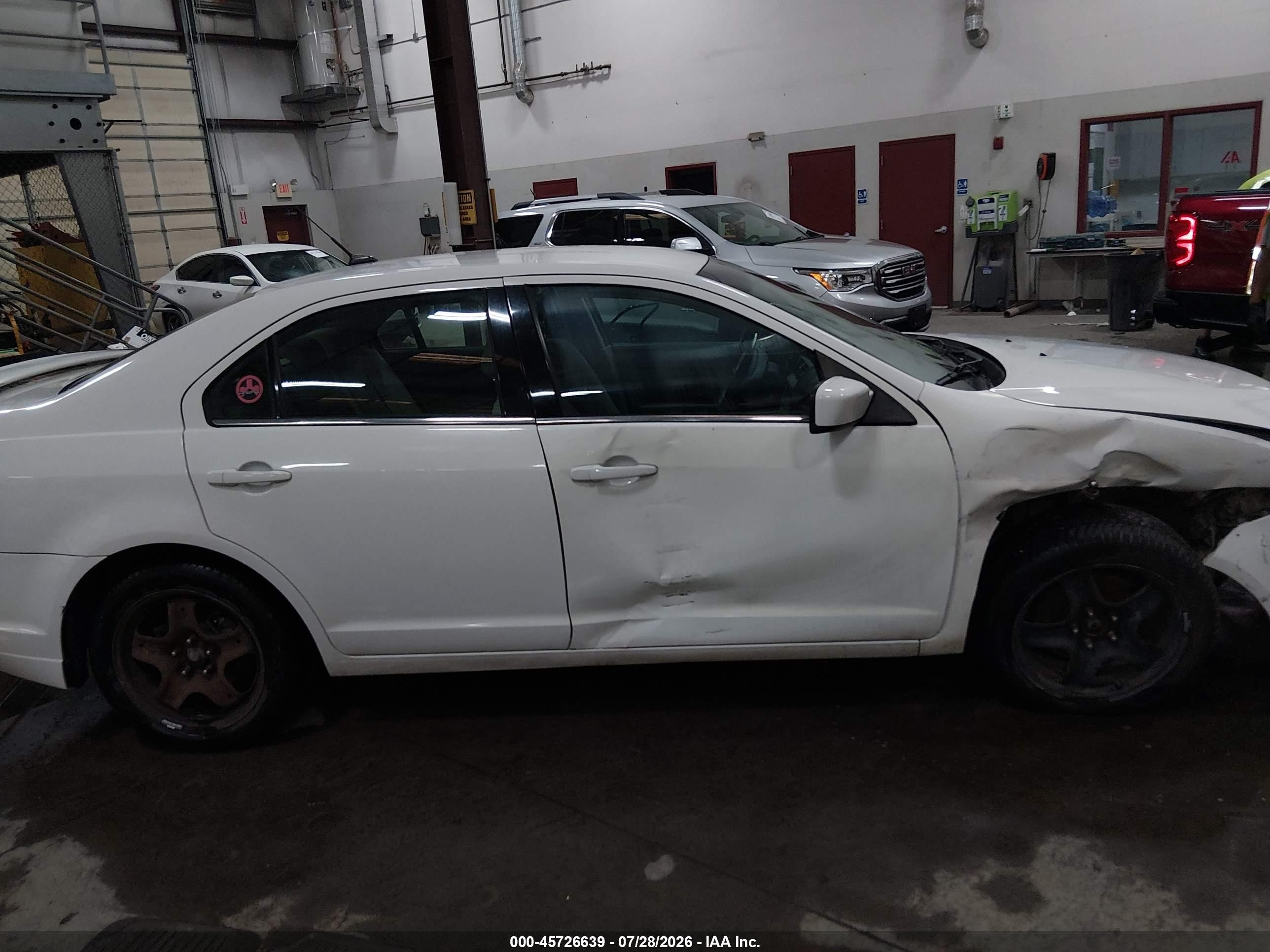 2010 Ford Fusion Se White vin: 3FAHP0HG3AR231594