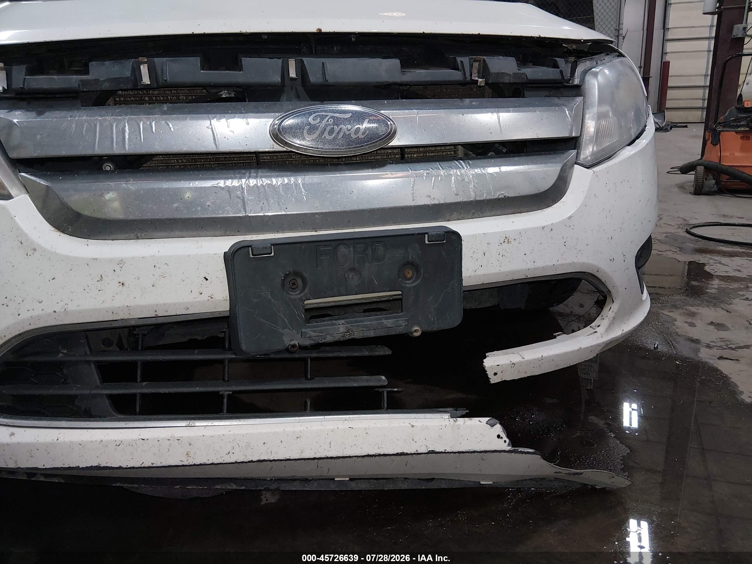2010 Ford Fusion Se White vin: 3FAHP0HG3AR231594