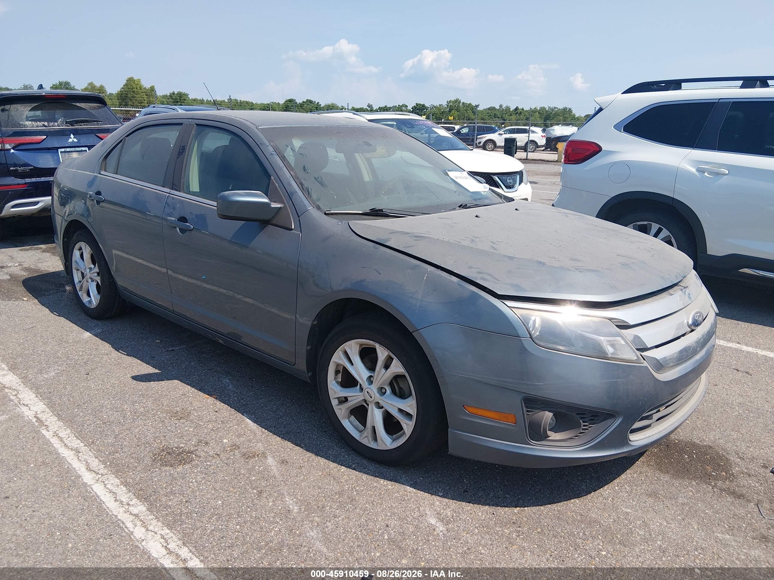 2012 Ford Fusion Se Blue vin: 3FAHP0HG3CR113256