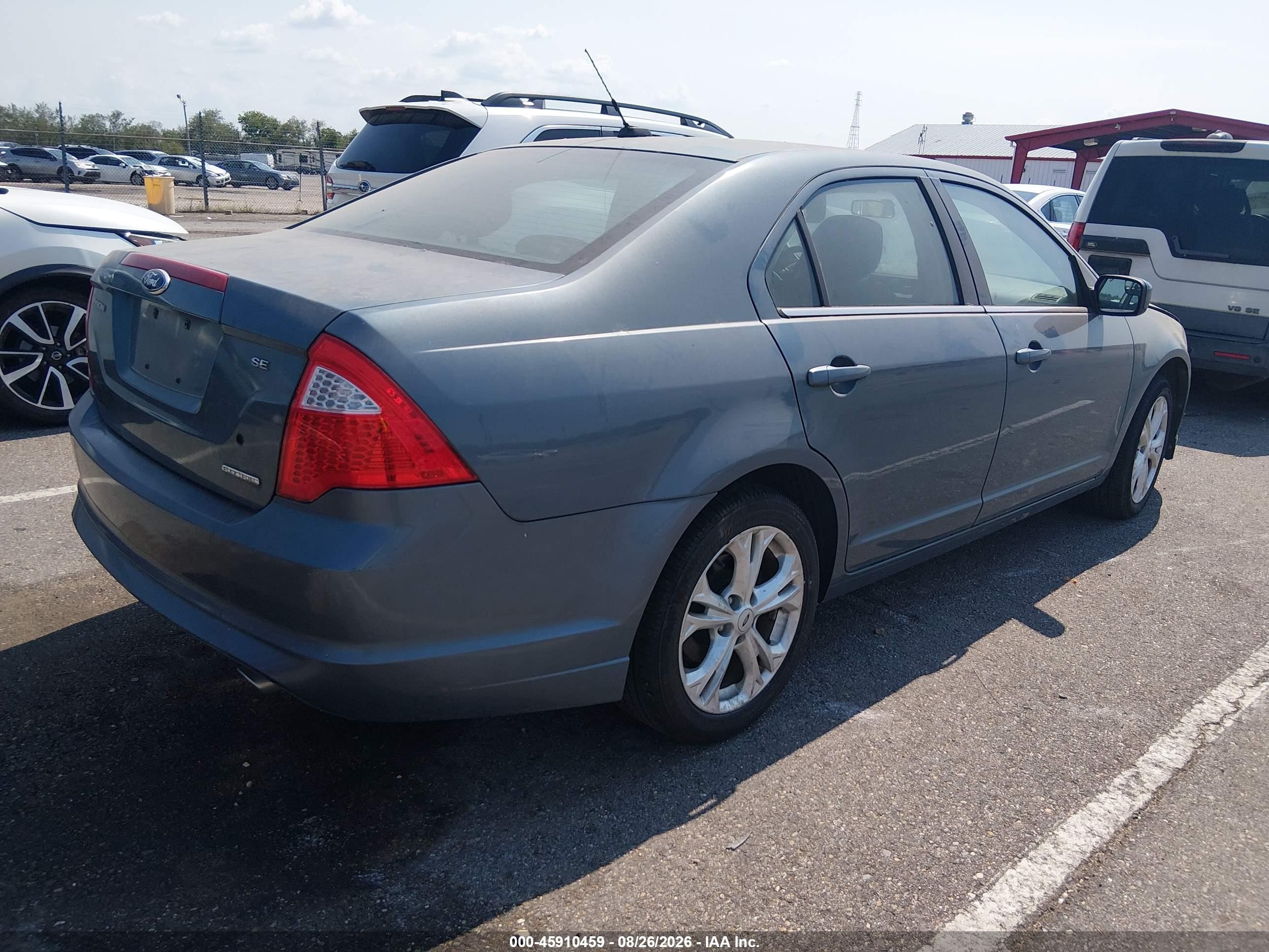 2012 Ford Fusion Se Blue vin: 3FAHP0HG3CR113256