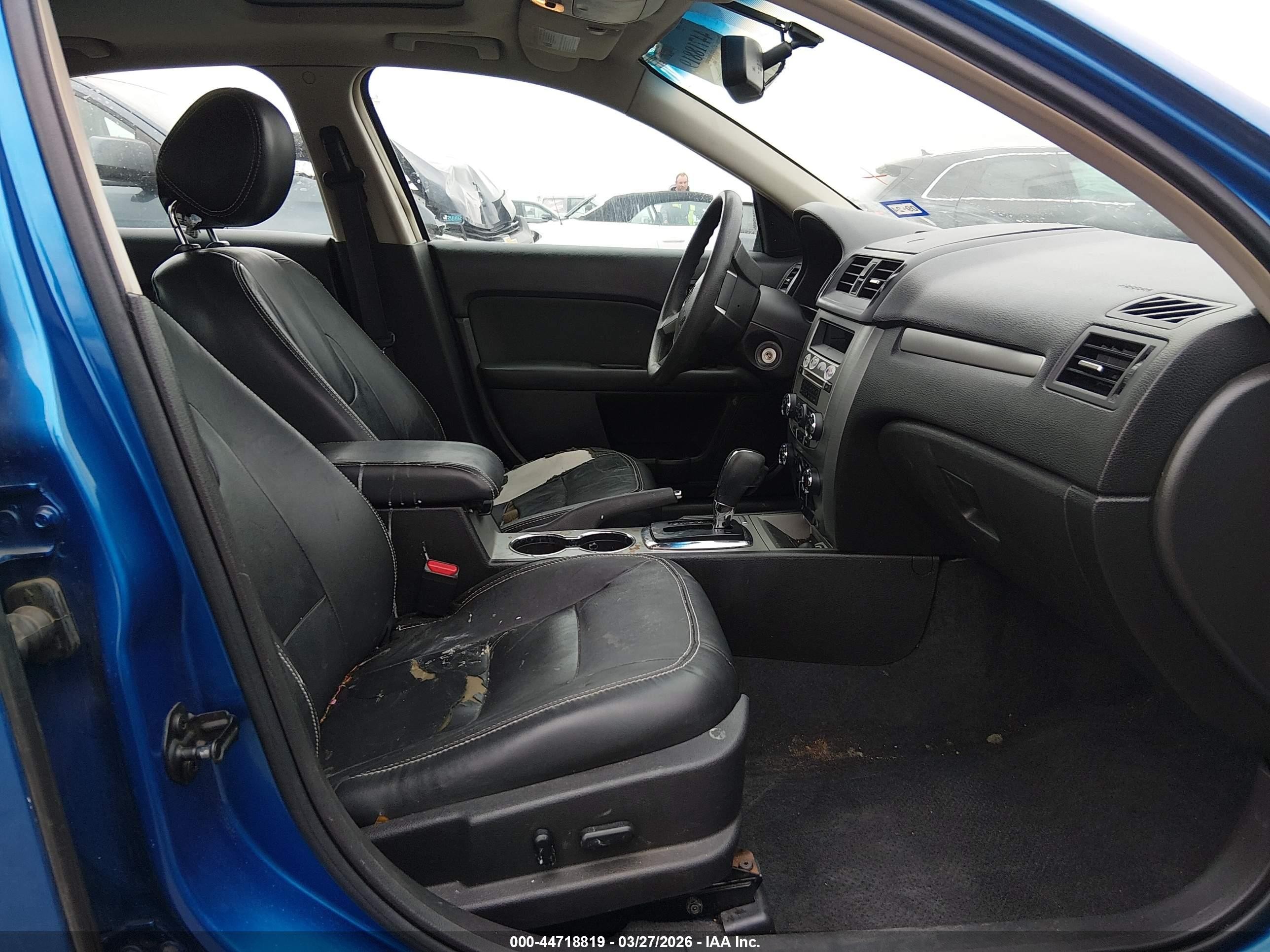 2012 Ford Fusion Se Blue vin: 3FAHP0HG3CR116352