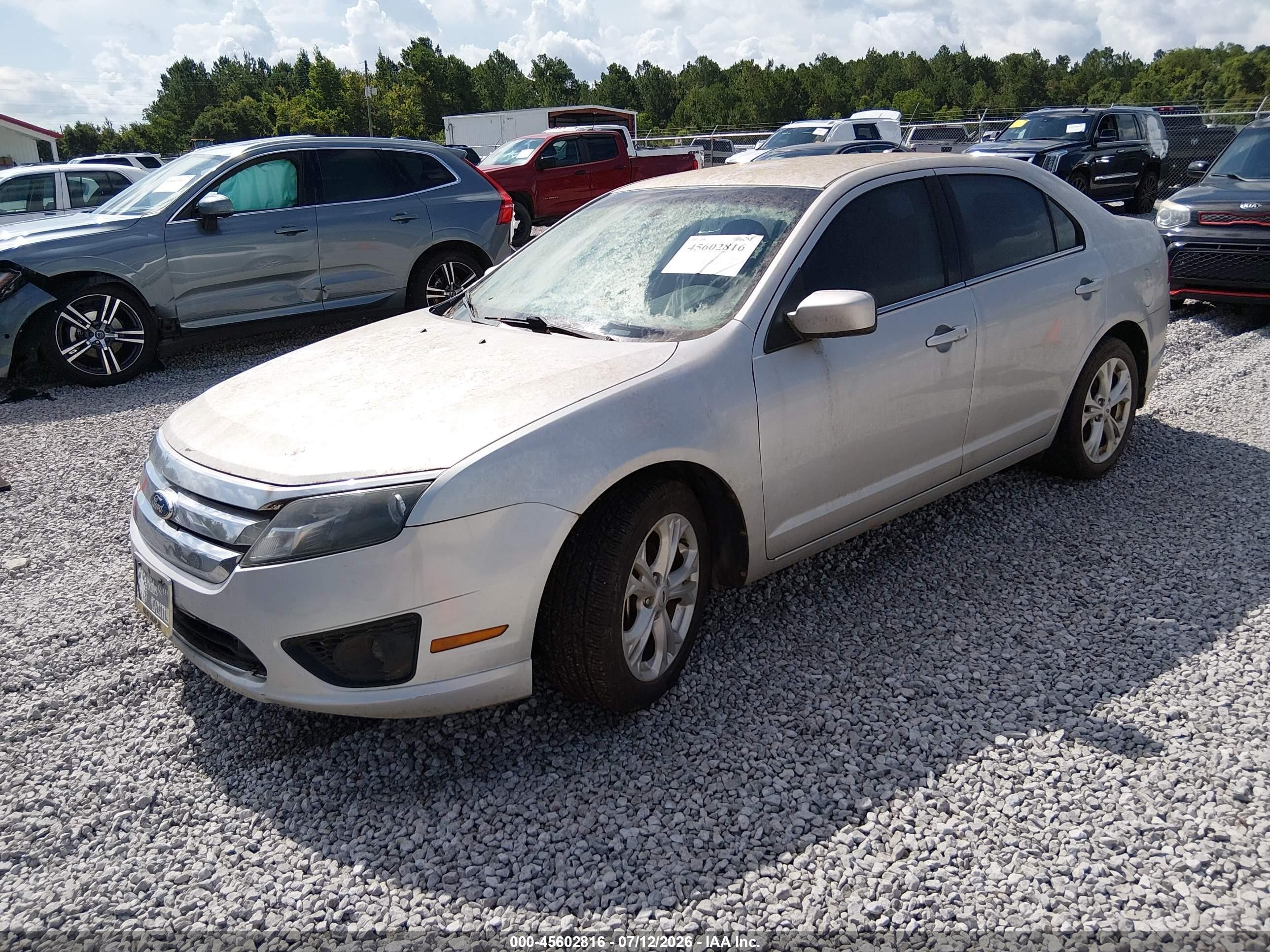 2012 Ford Fusion Se Silver vin: 3FAHP0HG3CR163817
