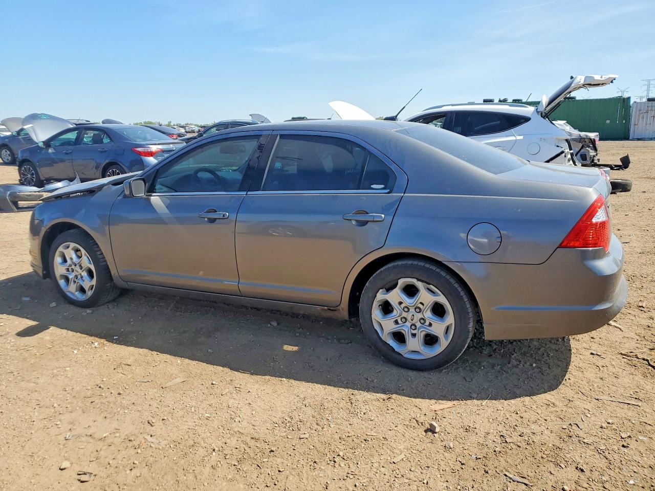 2010 Ford Fusion Se Серый vin: 3FAHP0HG4AR118883