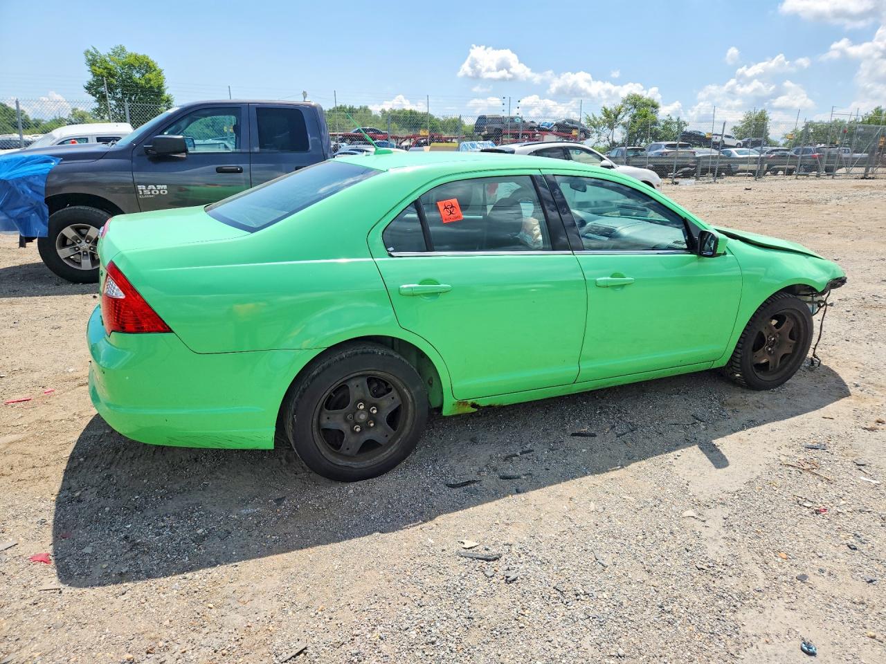 2010 Ford Fusion Se Green vin: 3FAHP0HG4AR134744