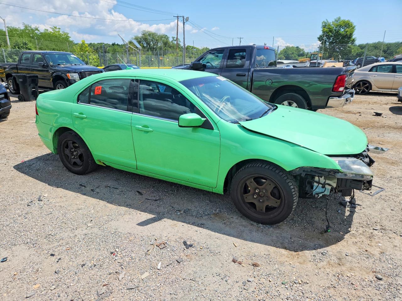 2010 Ford Fusion Se Green vin: 3FAHP0HG4AR134744