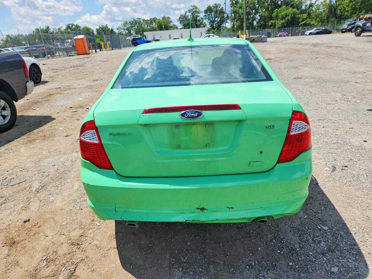 2010 Ford Fusion Se Green vin: 3FAHP0HG4AR134744