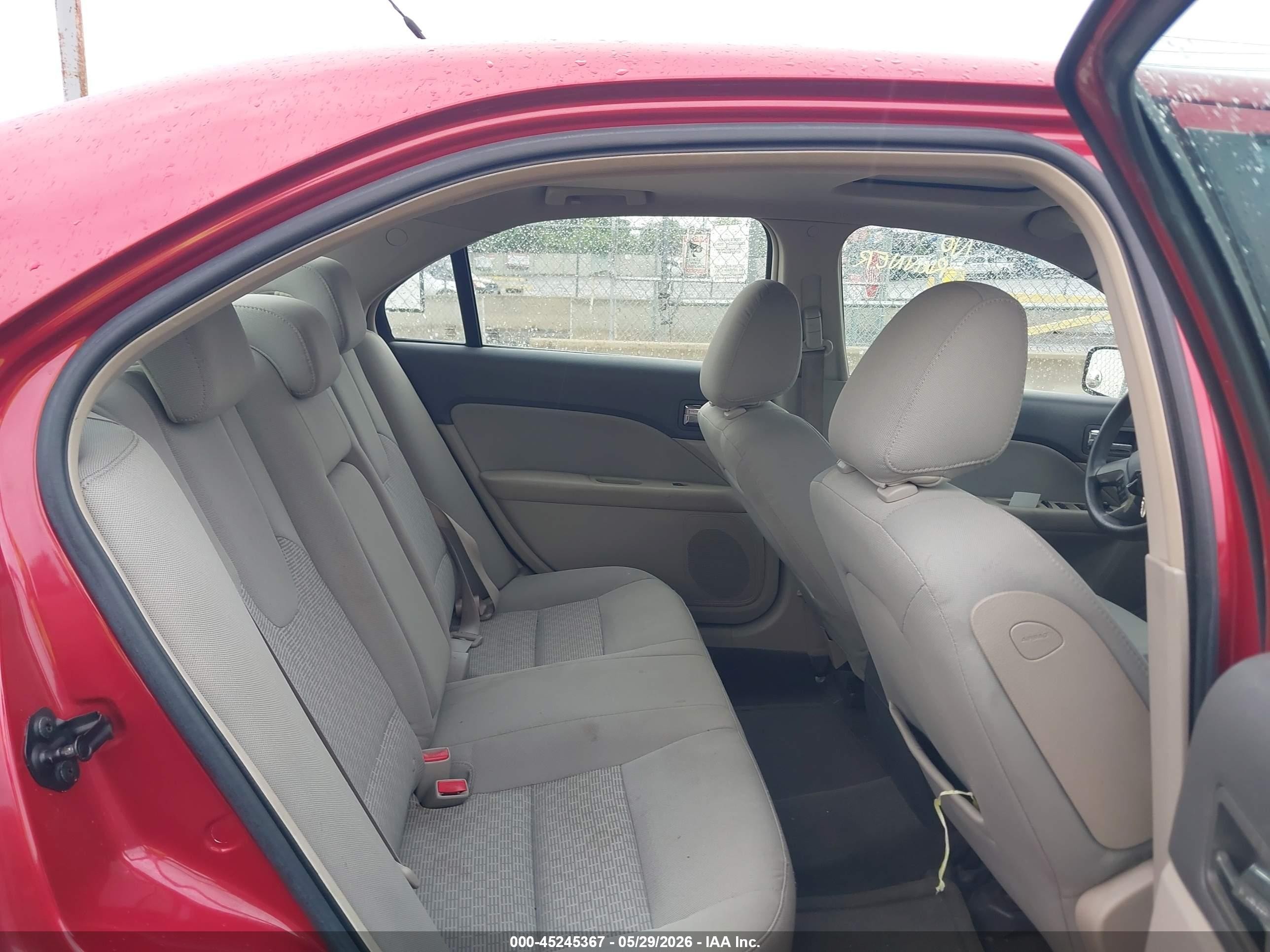 2010 Ford Fusion Se Burgundy vin: 3FAHP0HG4AR292484