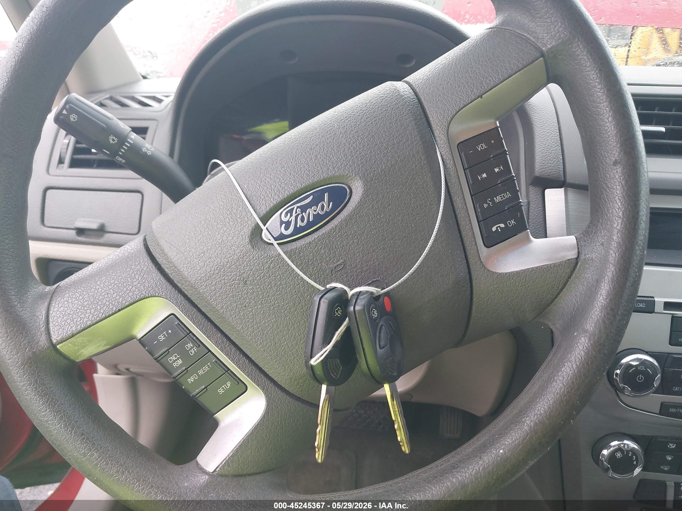 2010 Ford Fusion Se Burgundy vin: 3FAHP0HG4AR292484