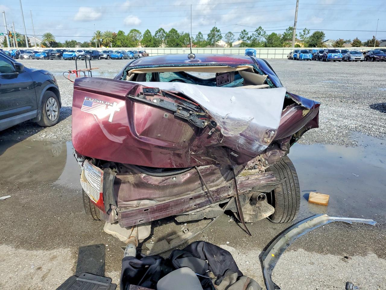 2011 Ford Fusion Se Burgundy vin: 3FAHP0HG4BR166000
