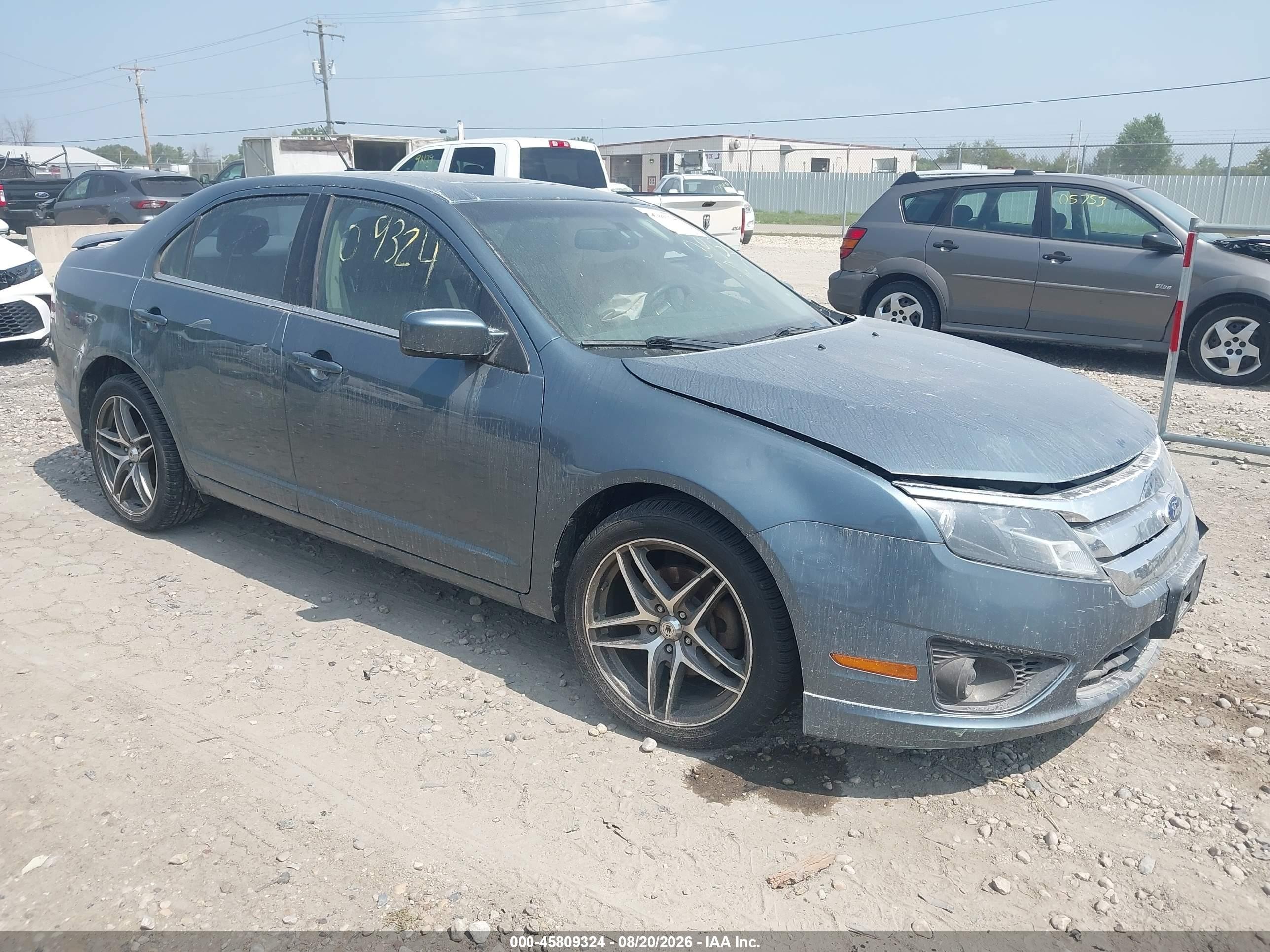 2011 Ford Fusion Se Синий vin: 3FAHP0HG4BR234232