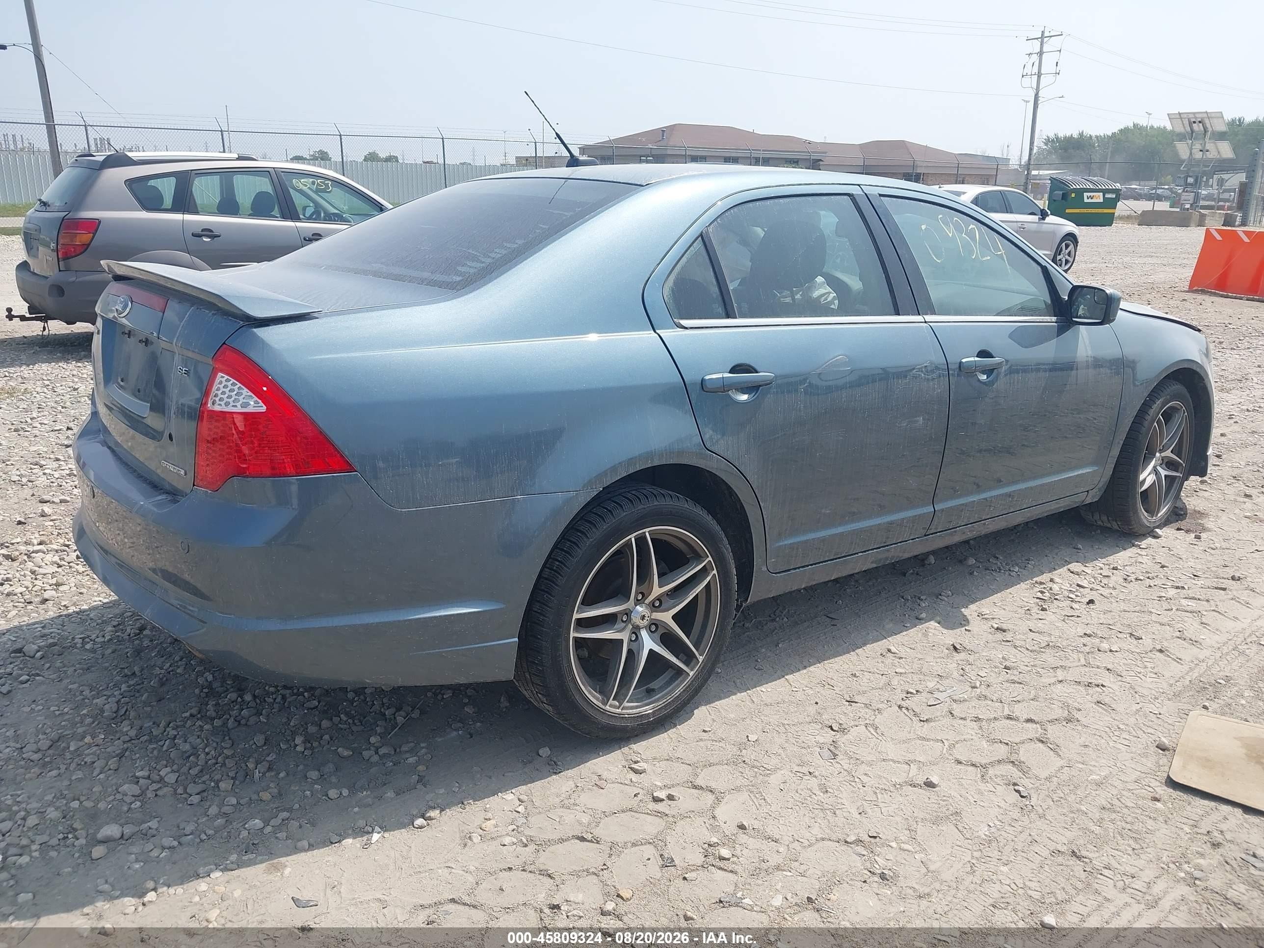 2011 Ford Fusion Se Синий vin: 3FAHP0HG4BR234232