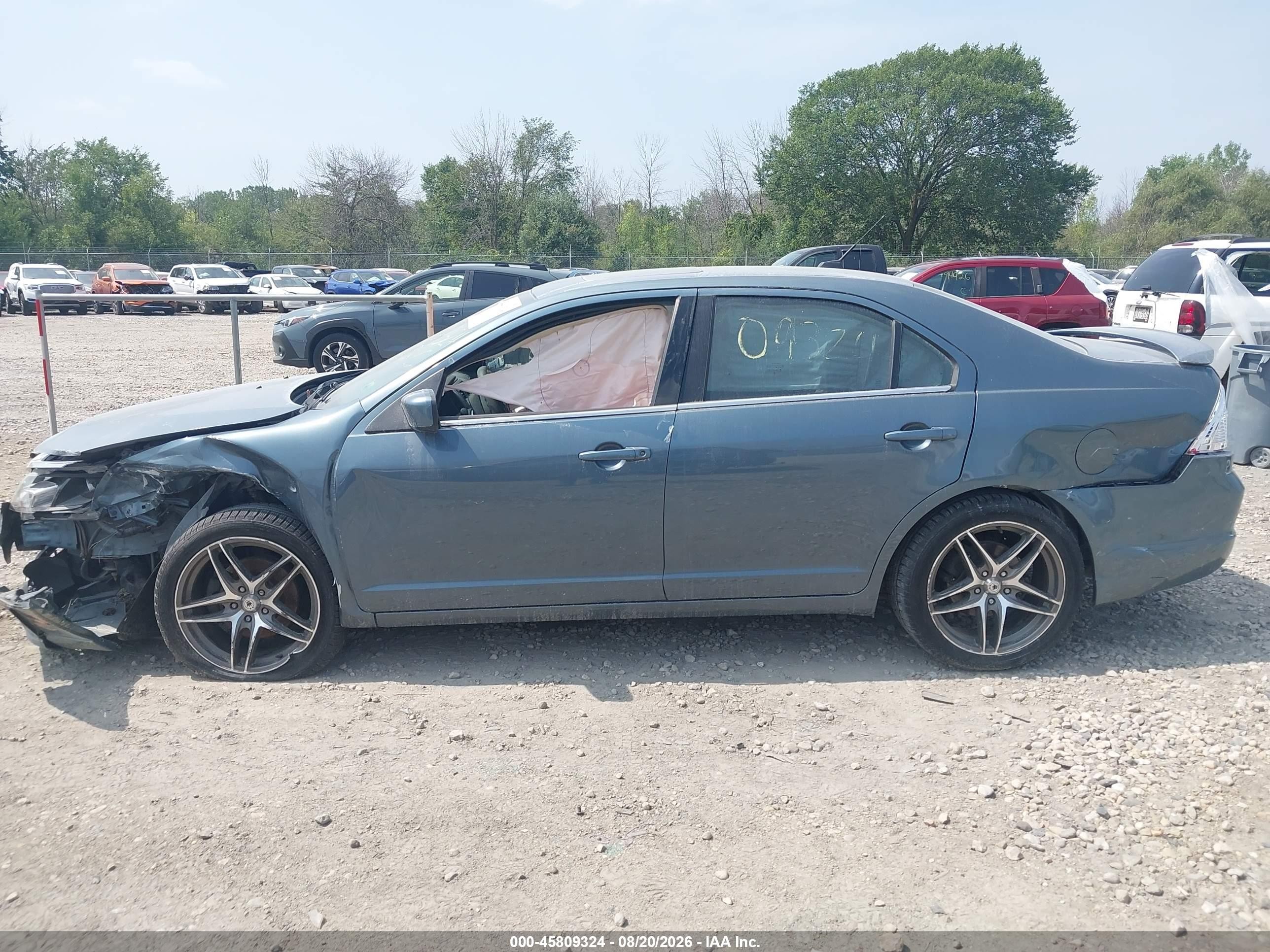 2011 Ford Fusion Se Синий vin: 3FAHP0HG4BR234232