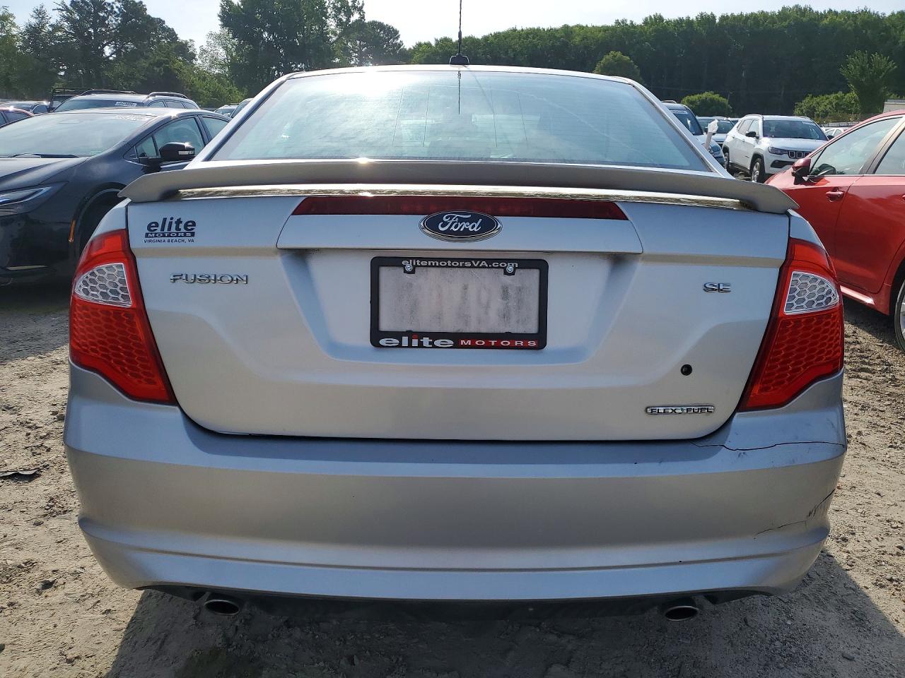 2012 Ford Fusion Se Silver vin: 3FAHP0HG4CR210661