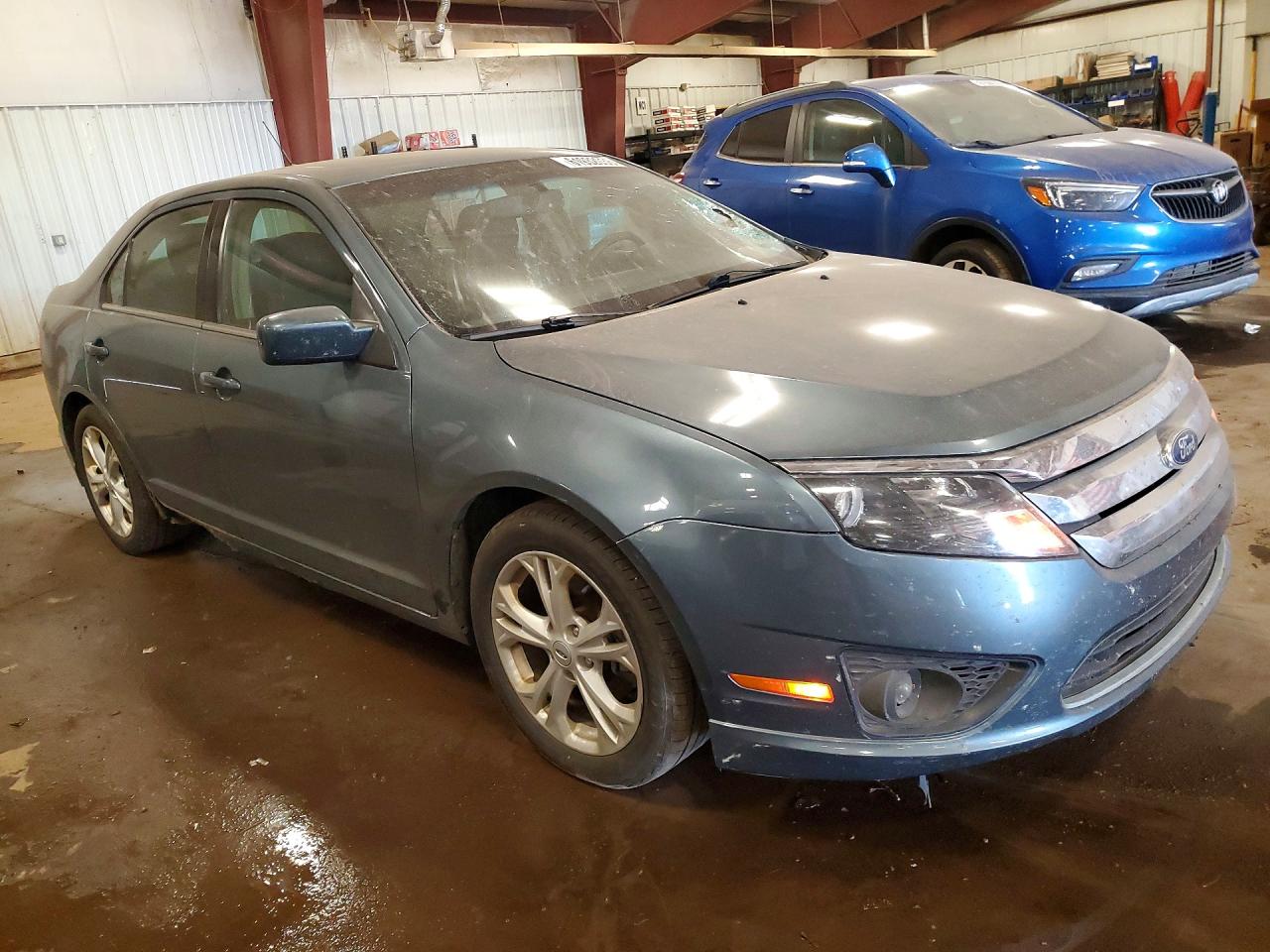 2012 Ford Fusion Se Blue vin: 3FAHP0HG4CR245832
