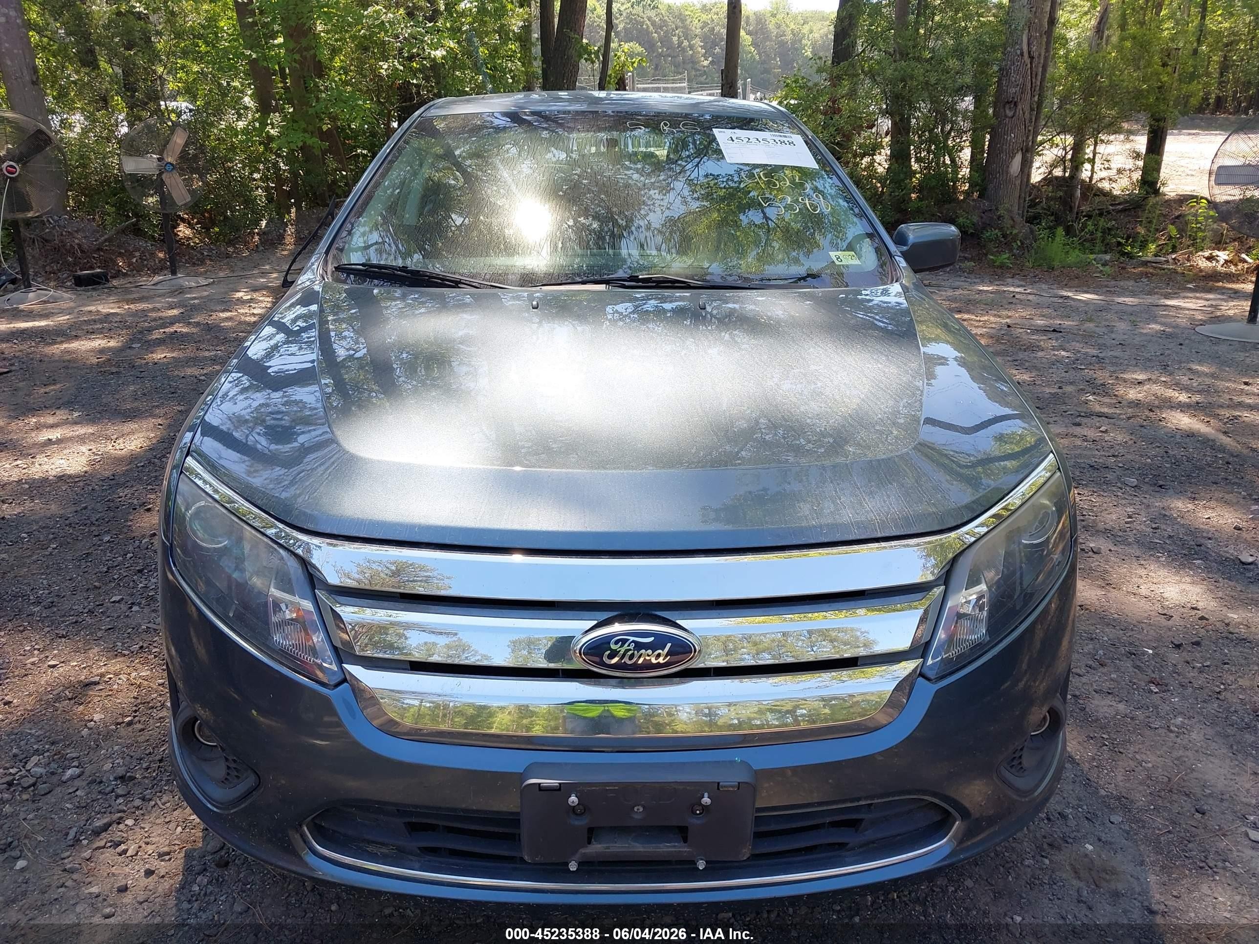 2012 Ford Fusion Se Blue vin: 3FAHP0HG4CR381023
