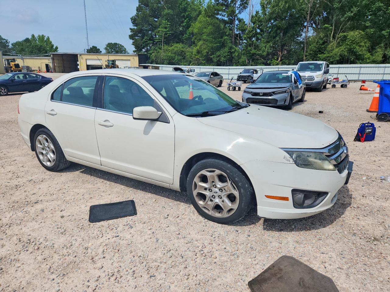 2010 Ford Fusion Se White vin: 3FAHP0HG5AR264760
