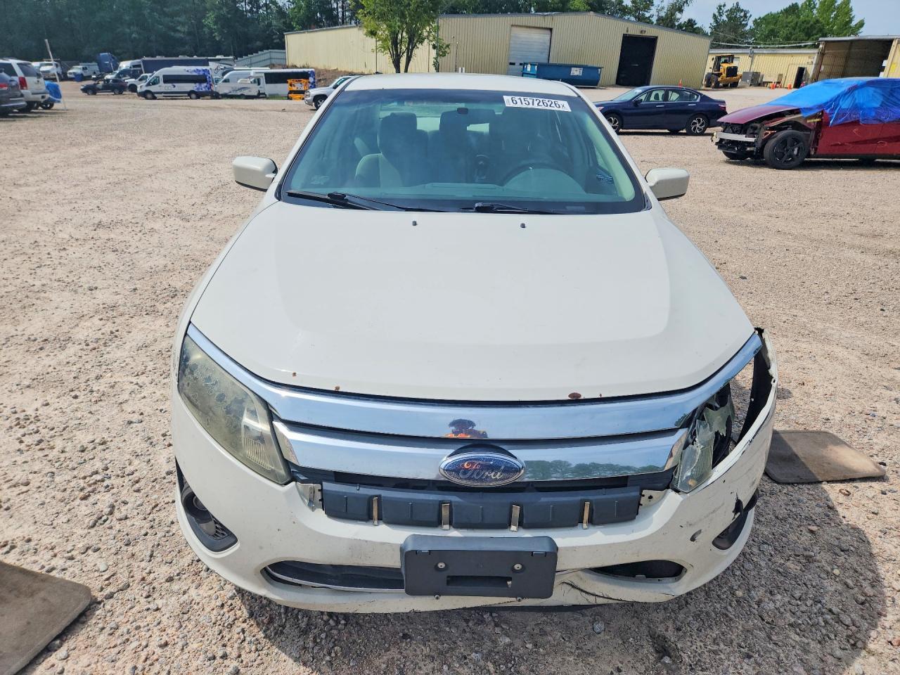 2010 Ford Fusion Se White vin: 3FAHP0HG5AR264760