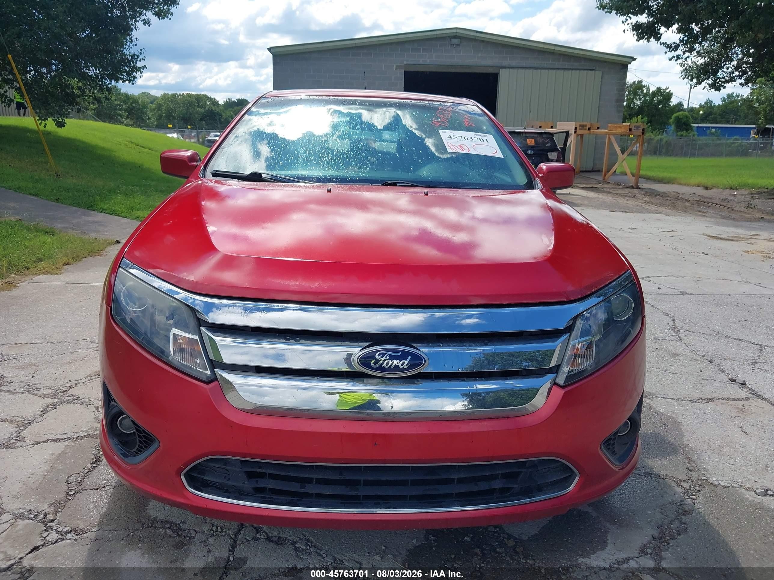 2010 Ford Fusion Se Red vin: 3FAHP0HG5AR365040