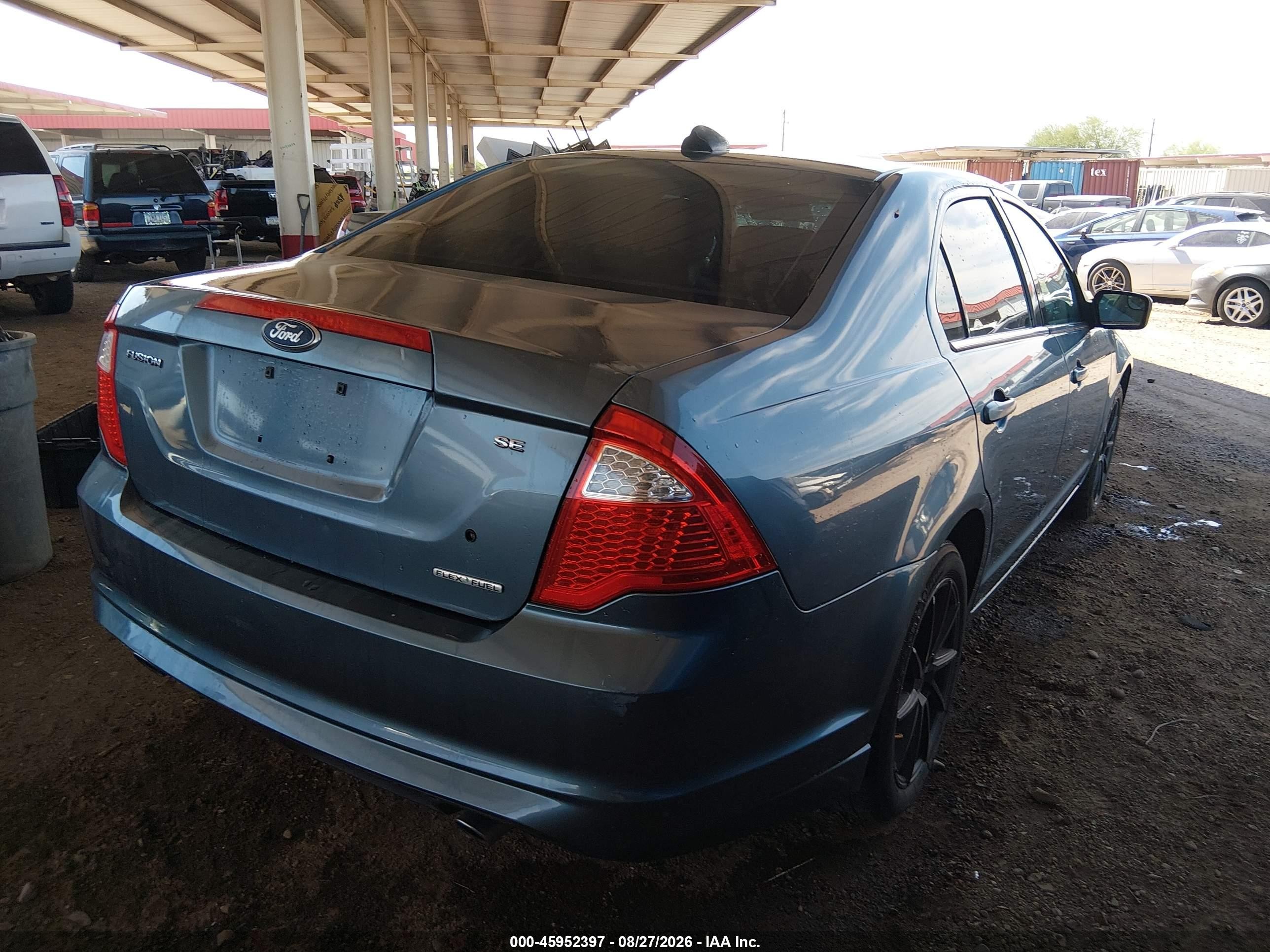 2011 Ford Fusion Se Light Blue vin: 3FAHP0HG5BR286534