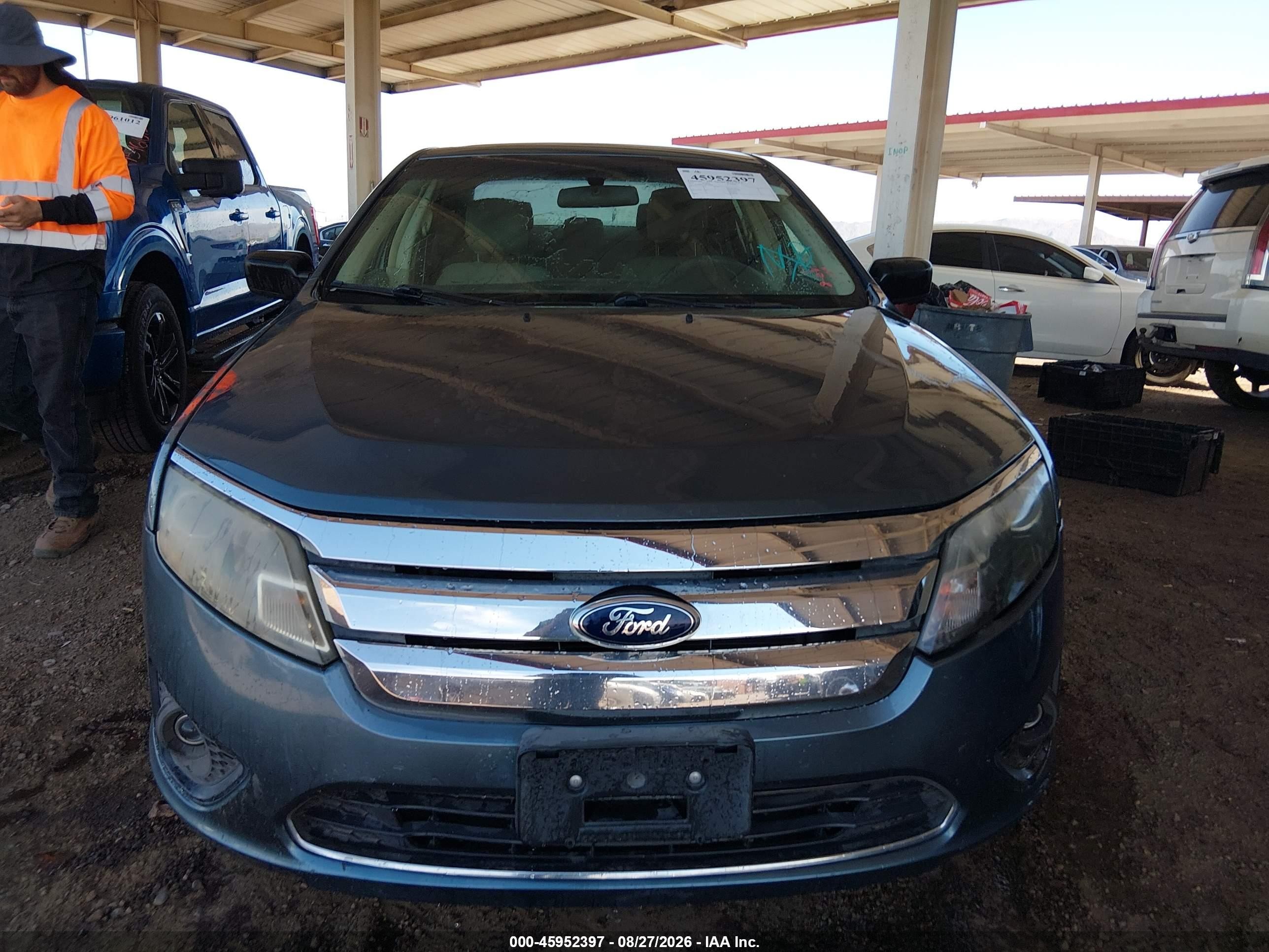 2011 Ford Fusion Se Light Blue vin: 3FAHP0HG5BR286534