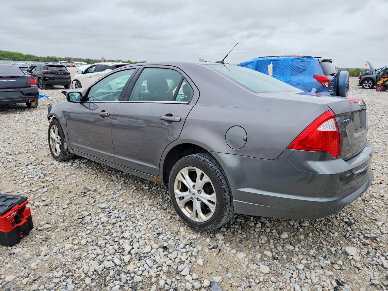 2012 Ford Fusion Se Gray vin: 3FAHP0HG5CR291007