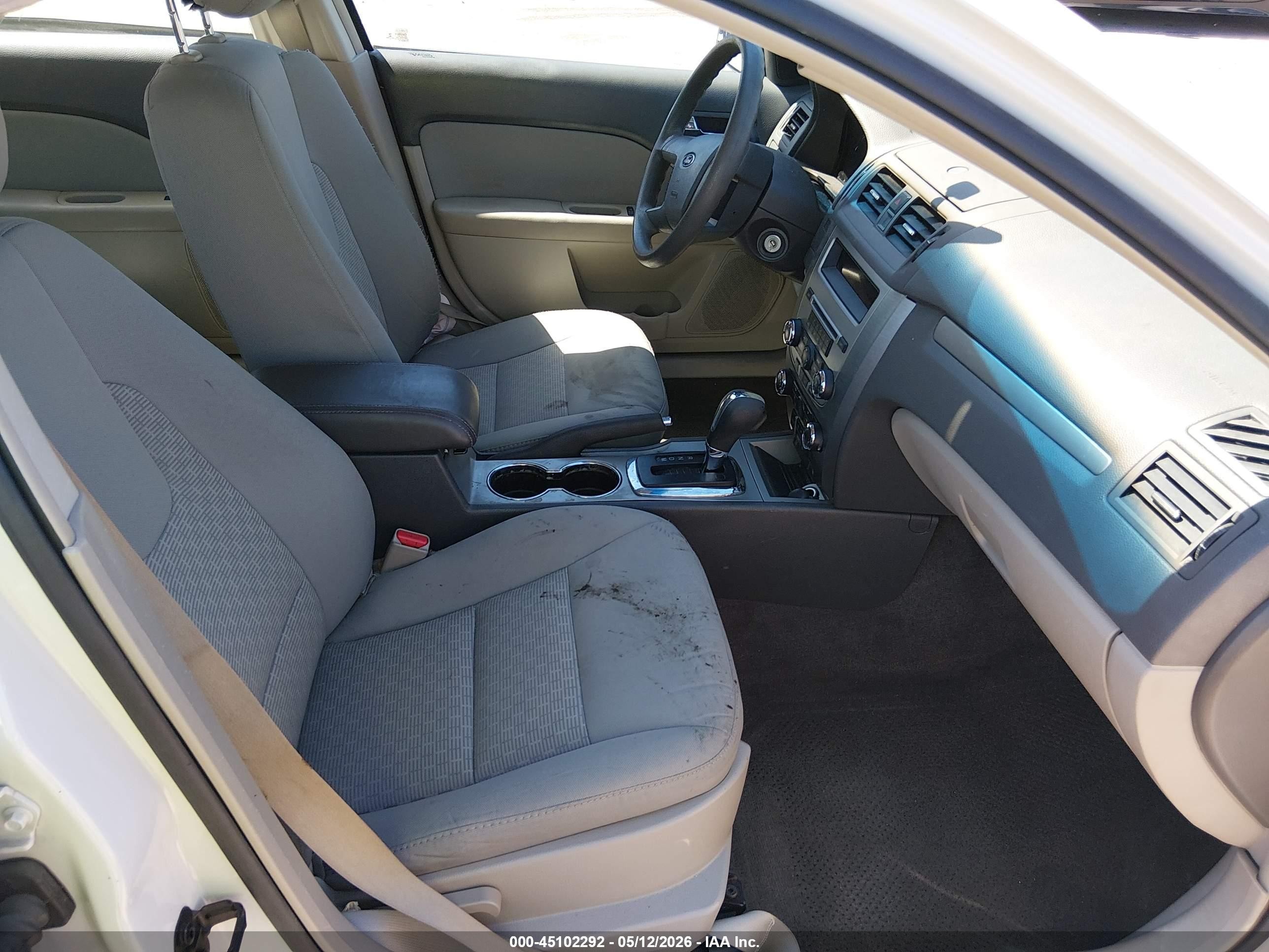 2012 Ford Fusion Se White vin: 3FAHP0HG5CR445909