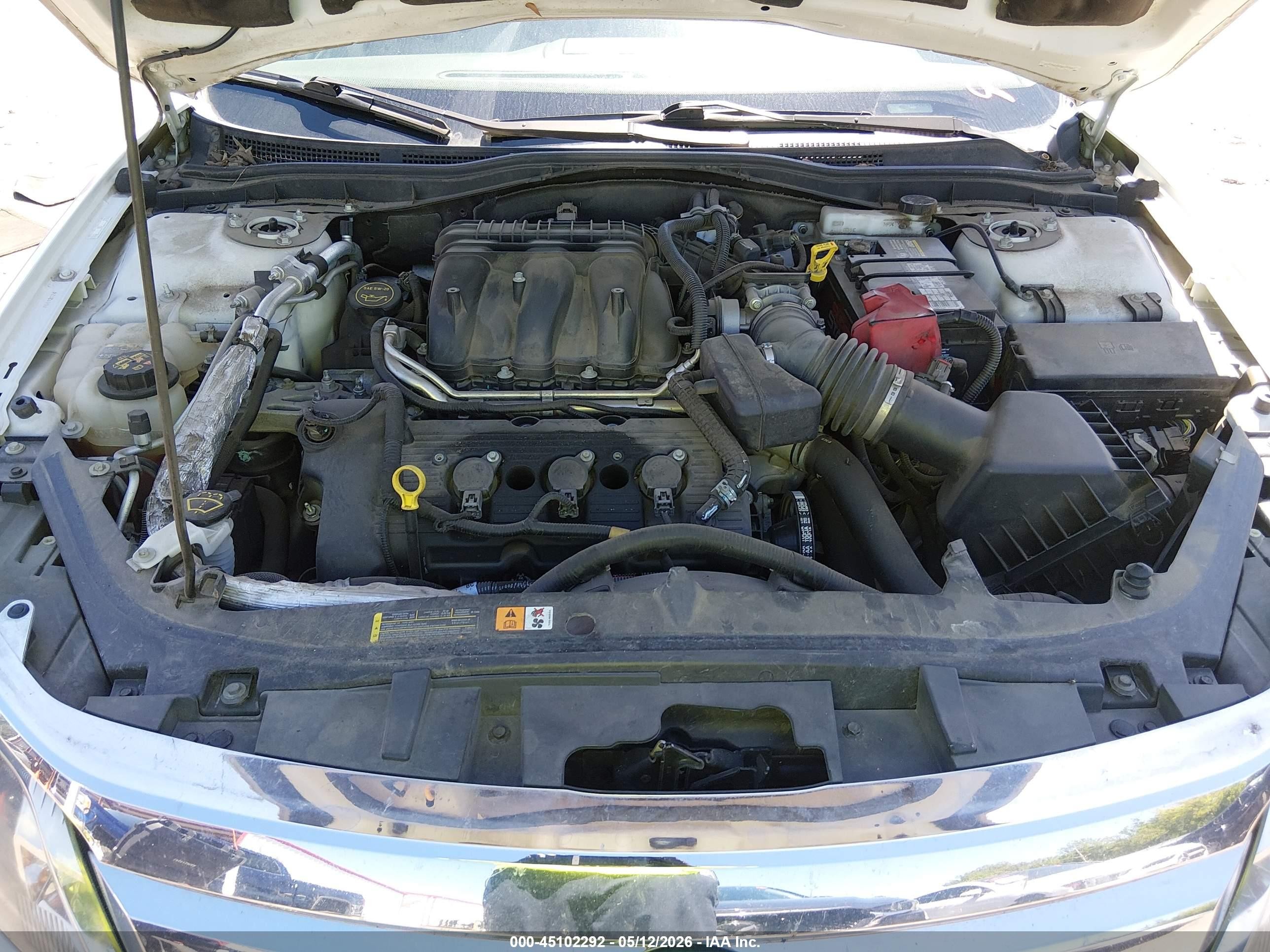 2012 Ford Fusion Se White vin: 3FAHP0HG5CR445909