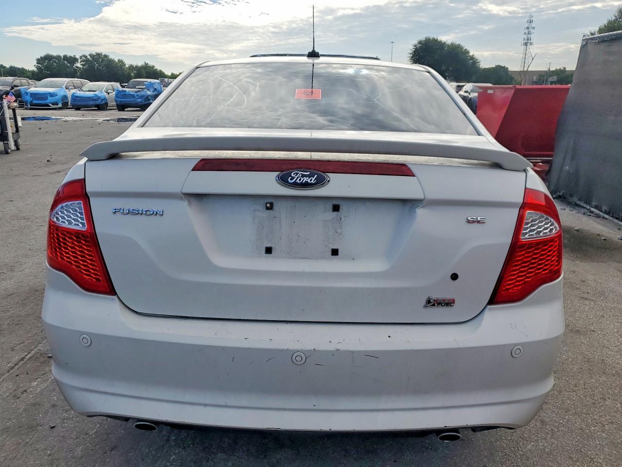 2010 Ford Fusion Se White vin: 3FAHP0HG6AR111126