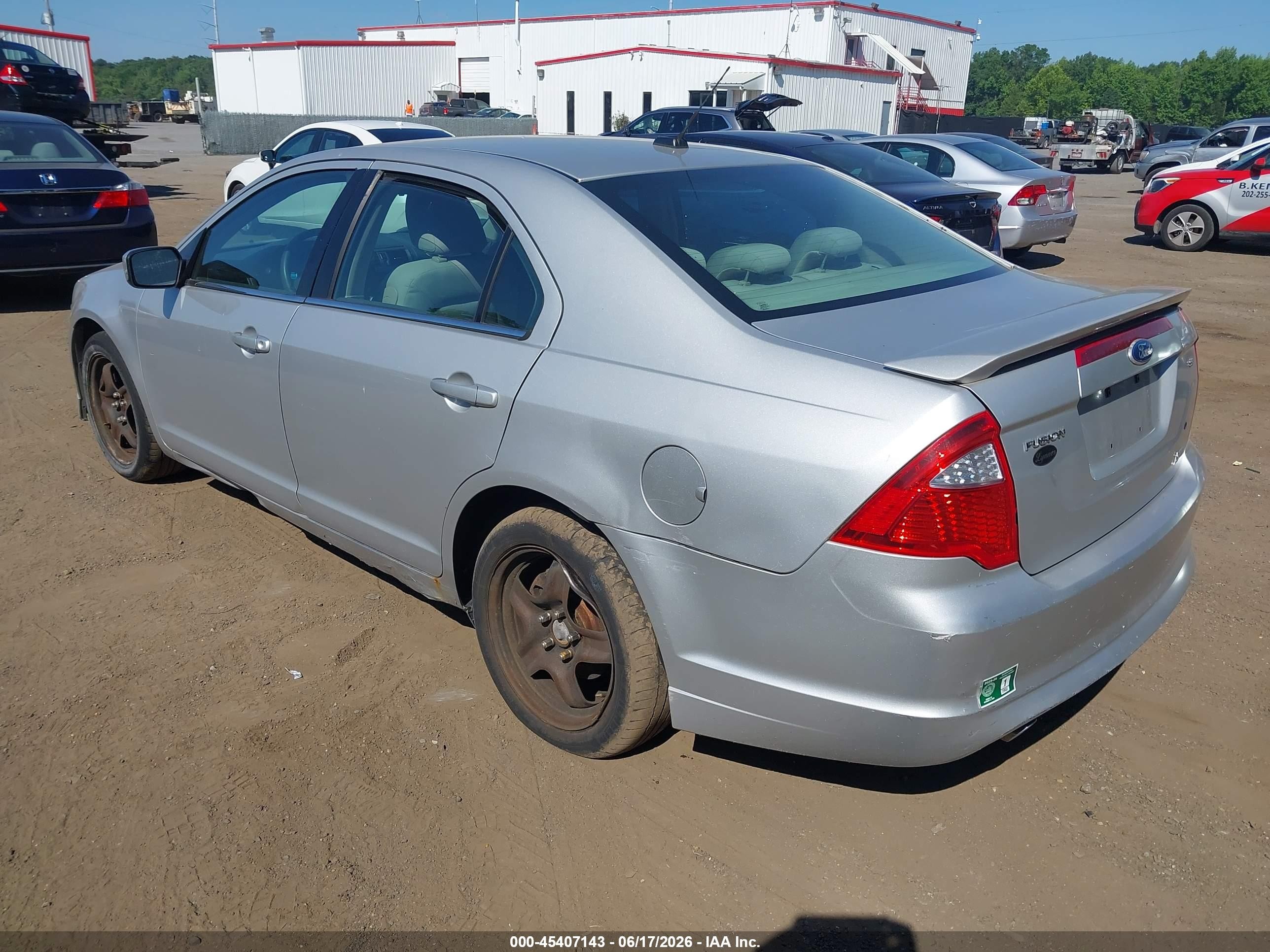 2010 Ford Fusion Se Silver vin: 3FAHP0HG6AR341636