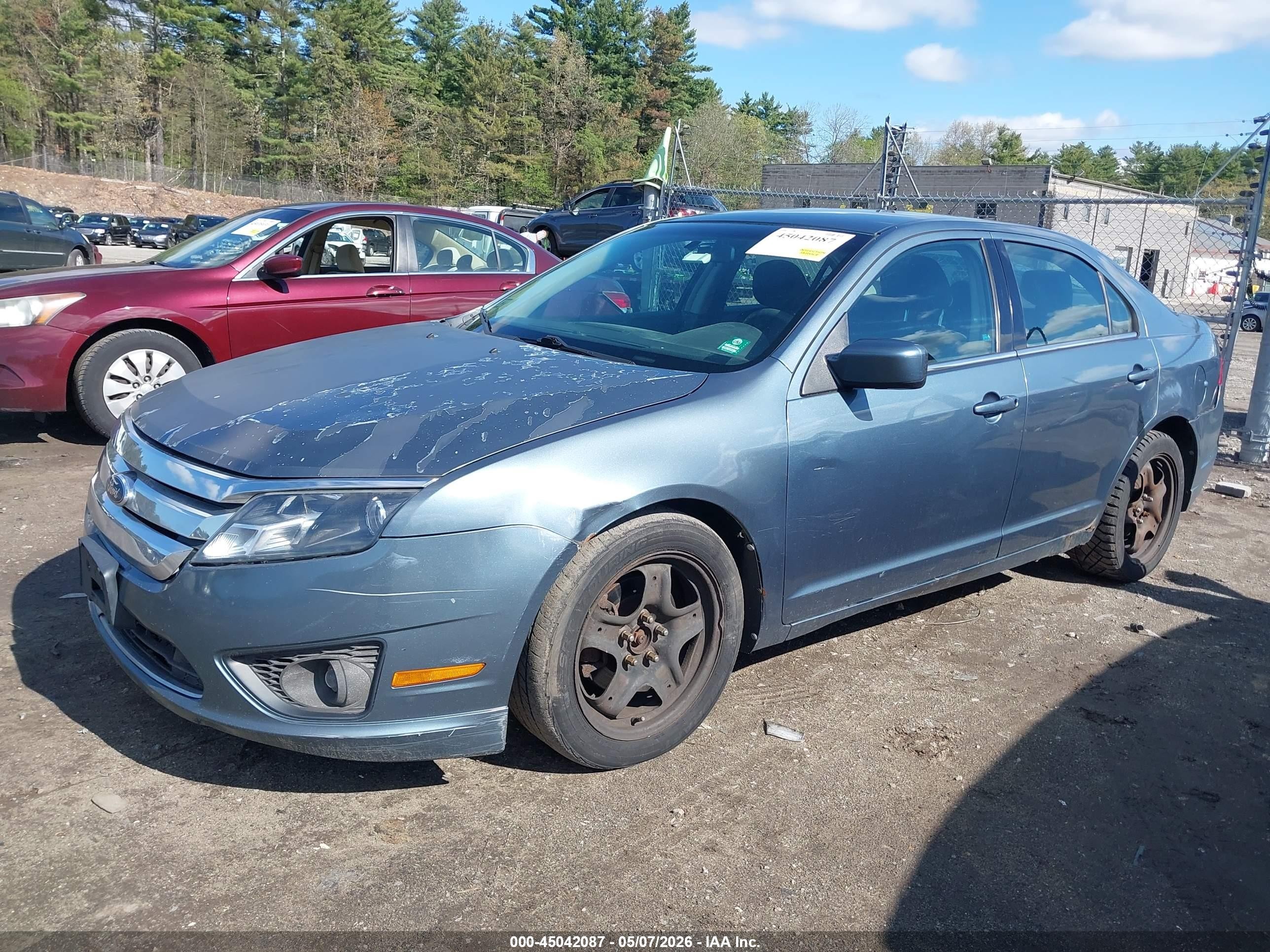 2011 Ford Fusion Se Teal vin: 3FAHP0HG6BR343534