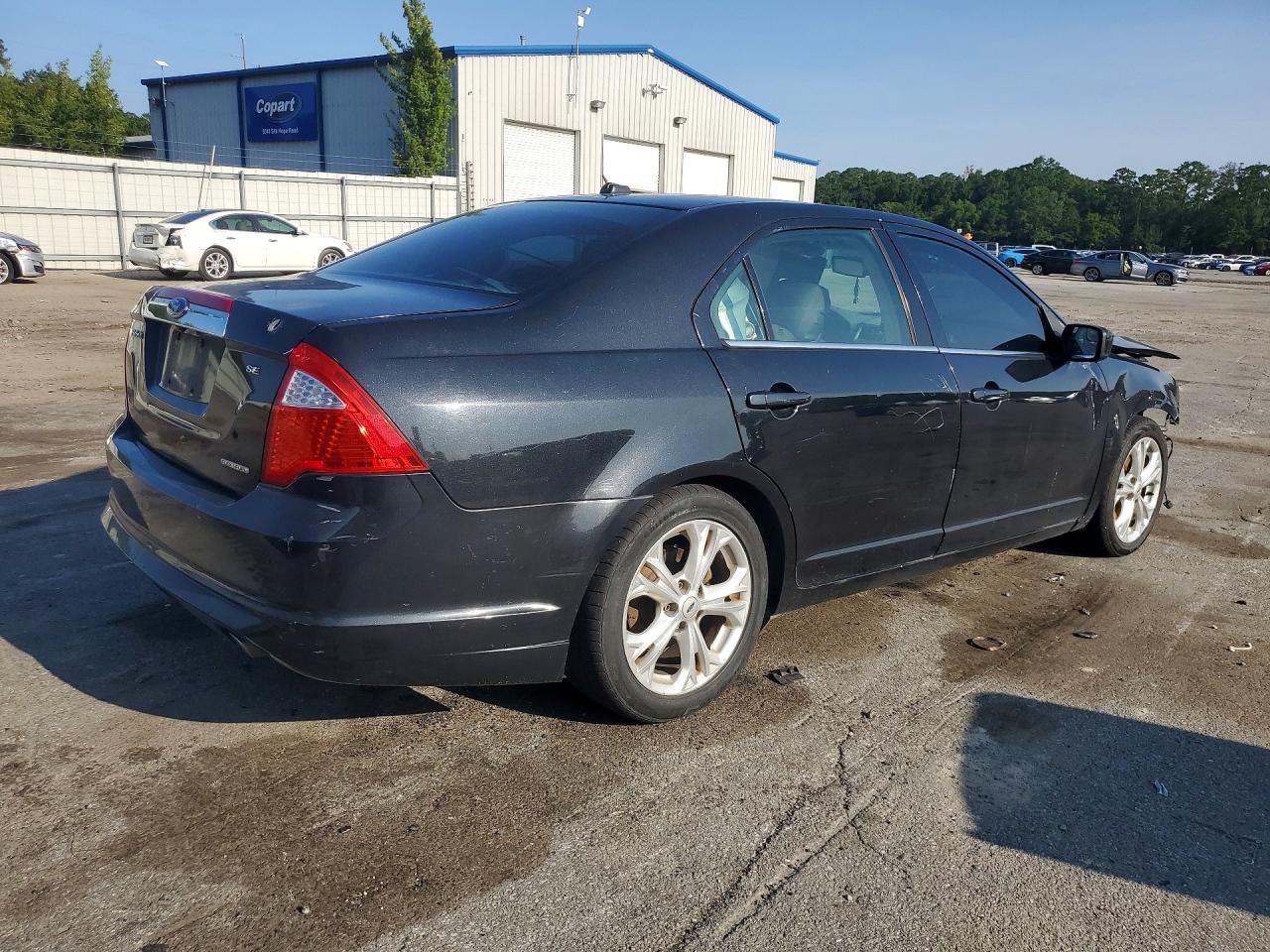 2012 Ford Fusion Se Black vin: 3FAHP0HG6CR206711