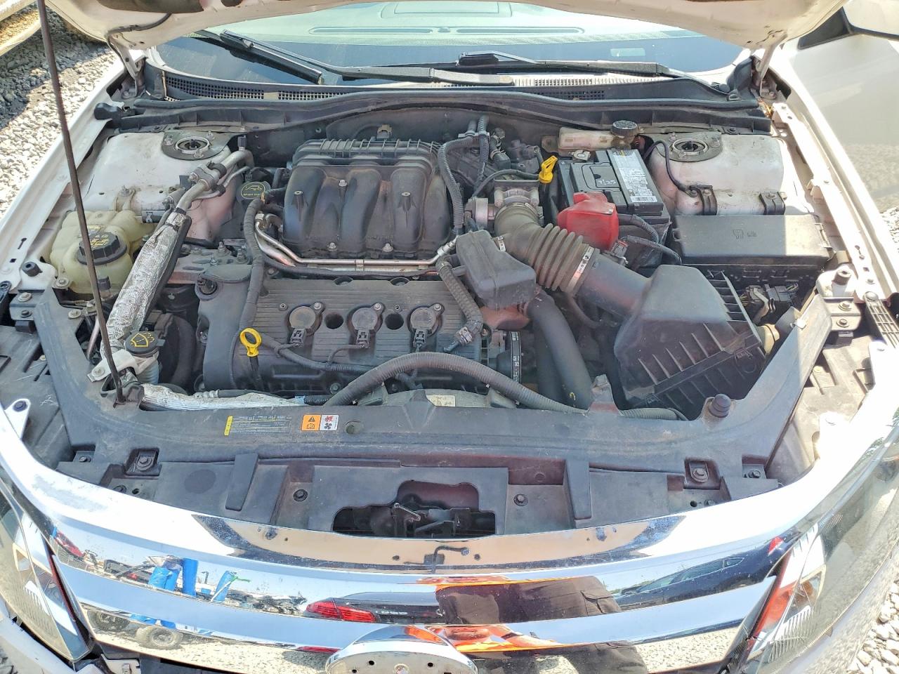2012 Ford Fusion Se White vin: 3FAHP0HG6CR236470
