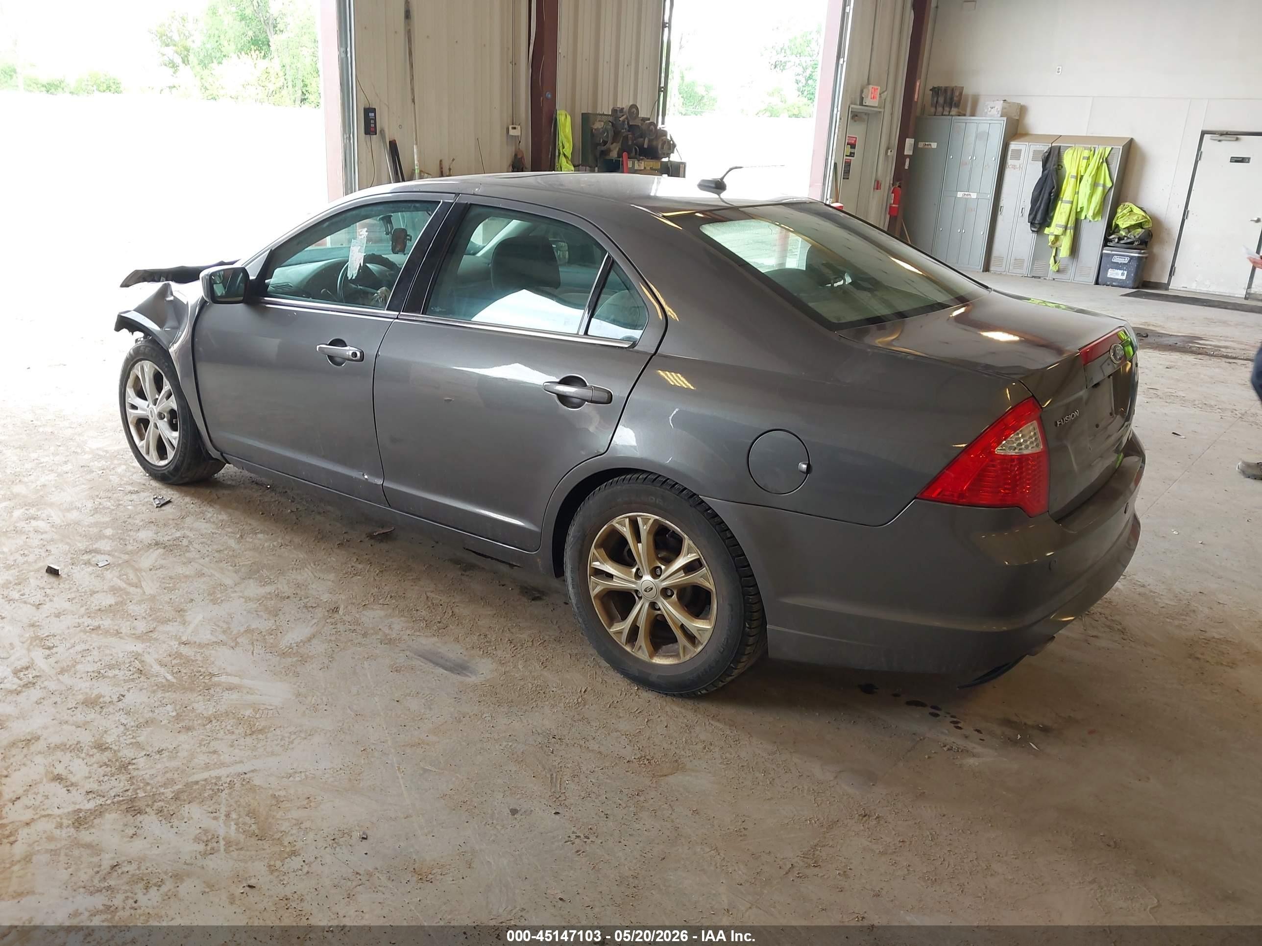 2012 Ford Fusion Se Серый vin: 3FAHP0HG6CR387292