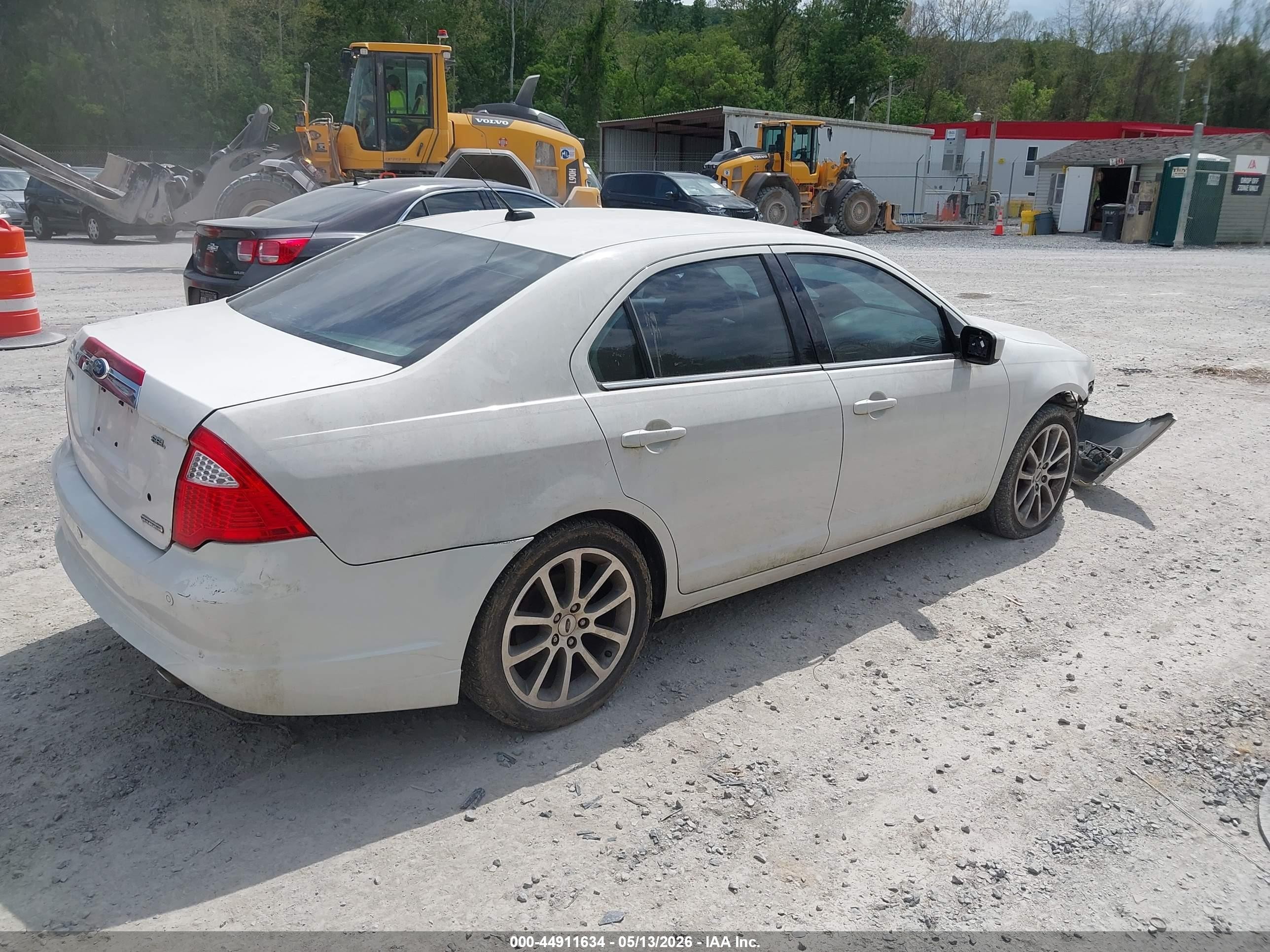 2010 Ford Fusion Se White vin: 3FAHP0HG7AR114973