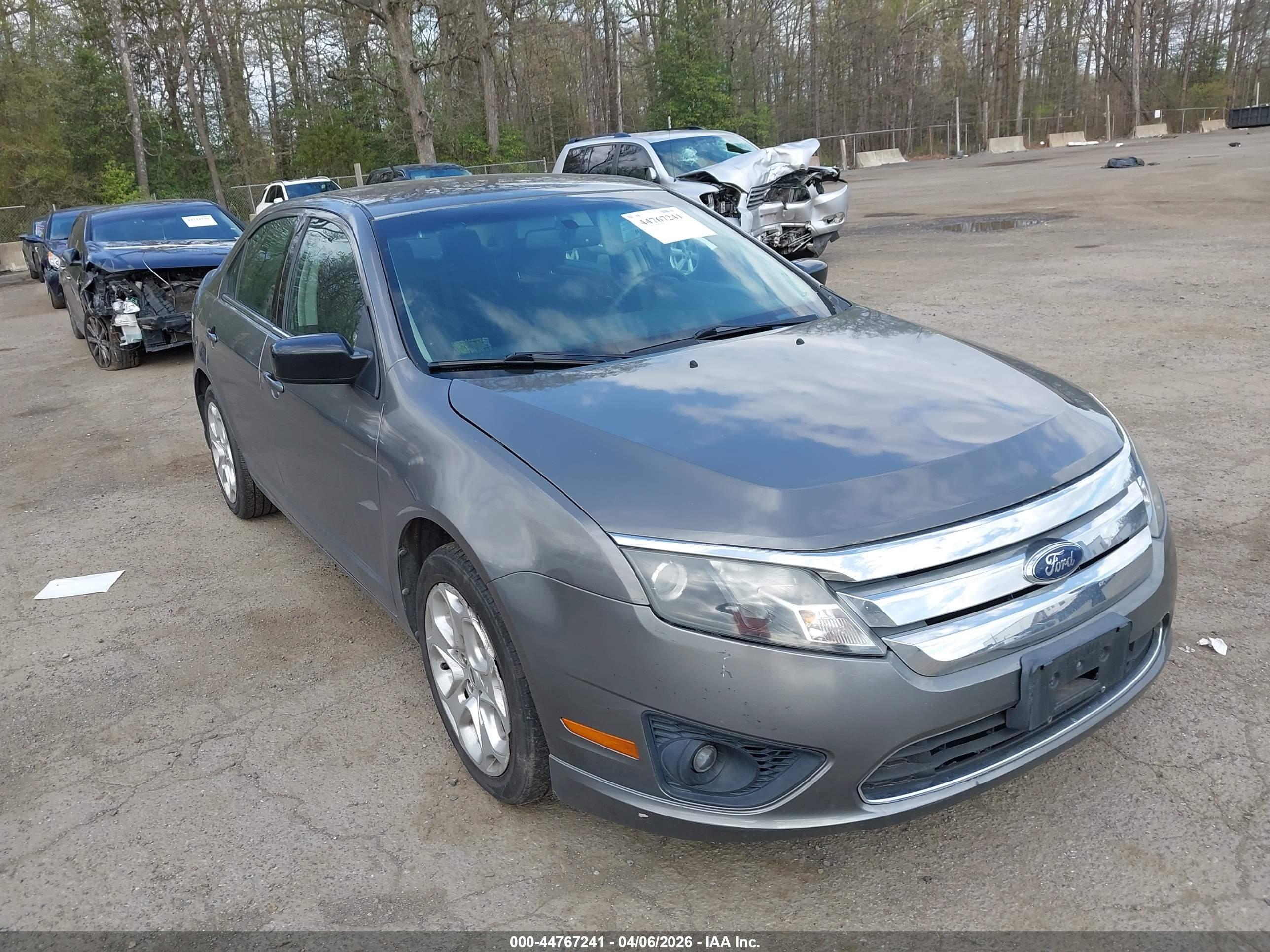 2010 Ford Fusion Se Gray vin: 3FAHP0HG7AR116481