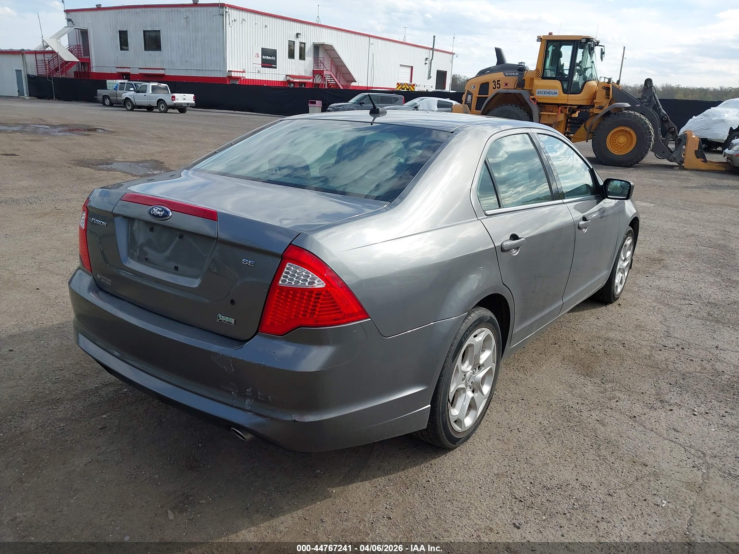 2010 Ford Fusion Se Gray vin: 3FAHP0HG7AR116481