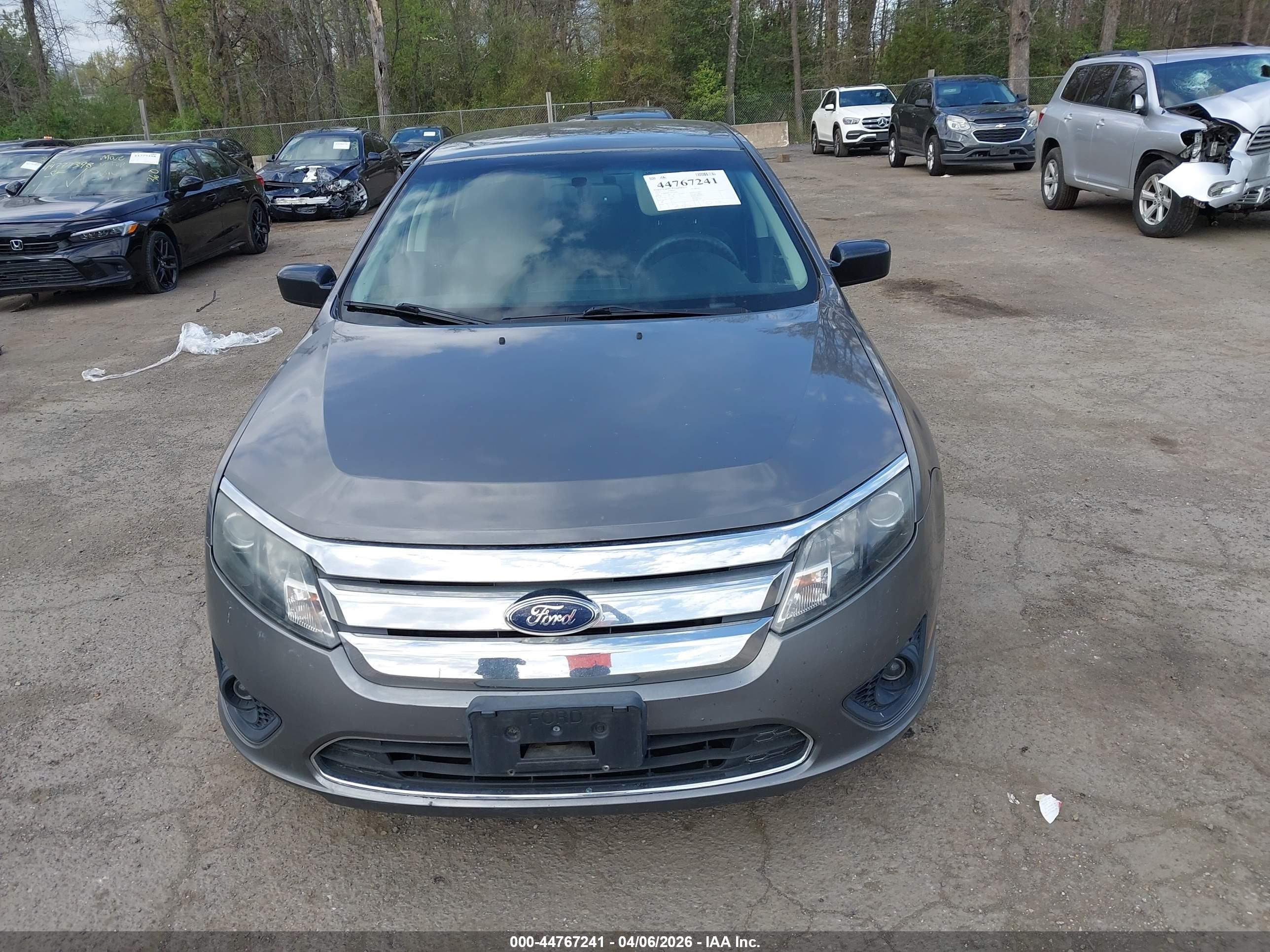 2010 Ford Fusion Se Gray vin: 3FAHP0HG7AR116481
