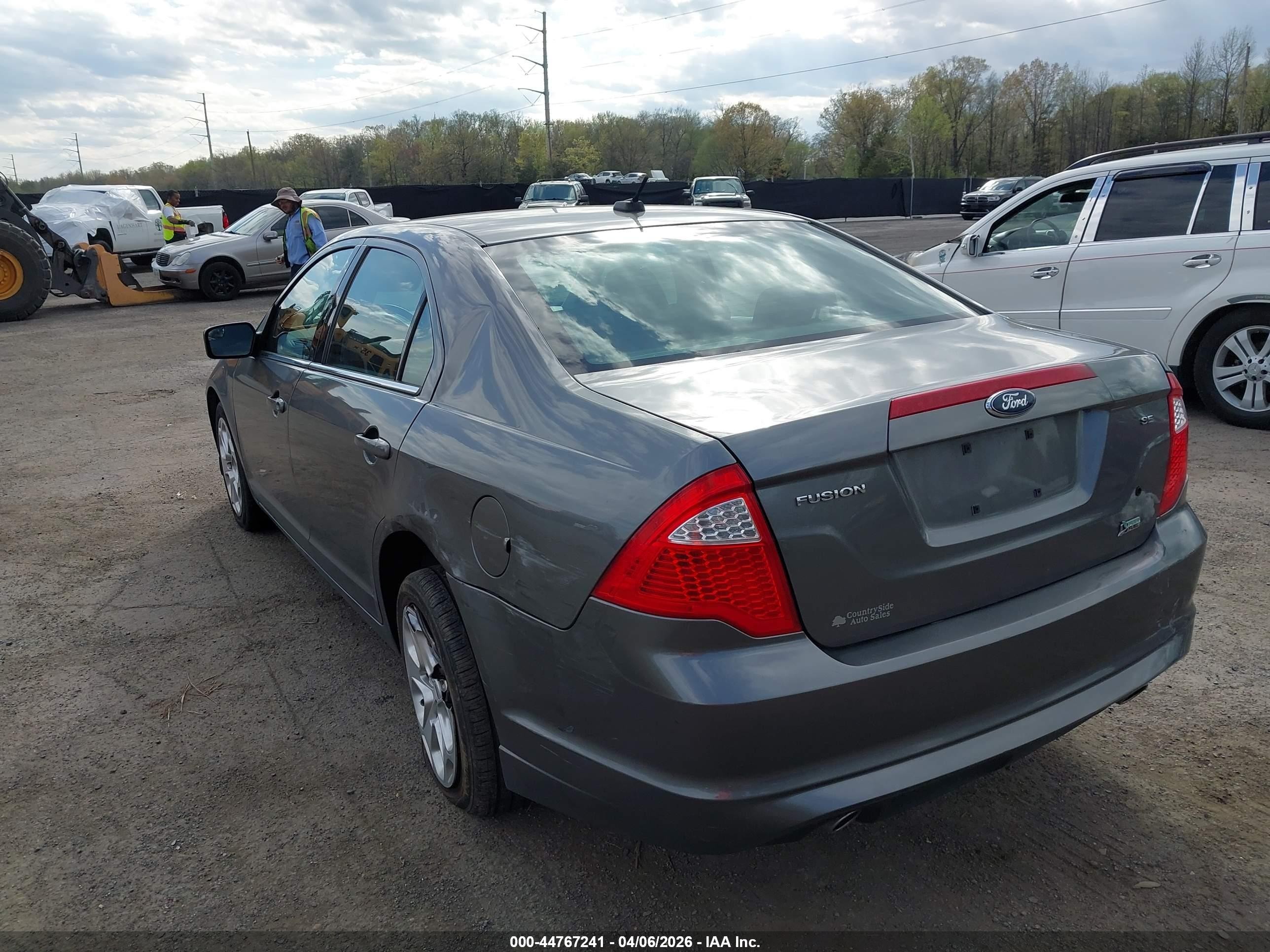 2010 Ford Fusion Se Gray vin: 3FAHP0HG7AR116481