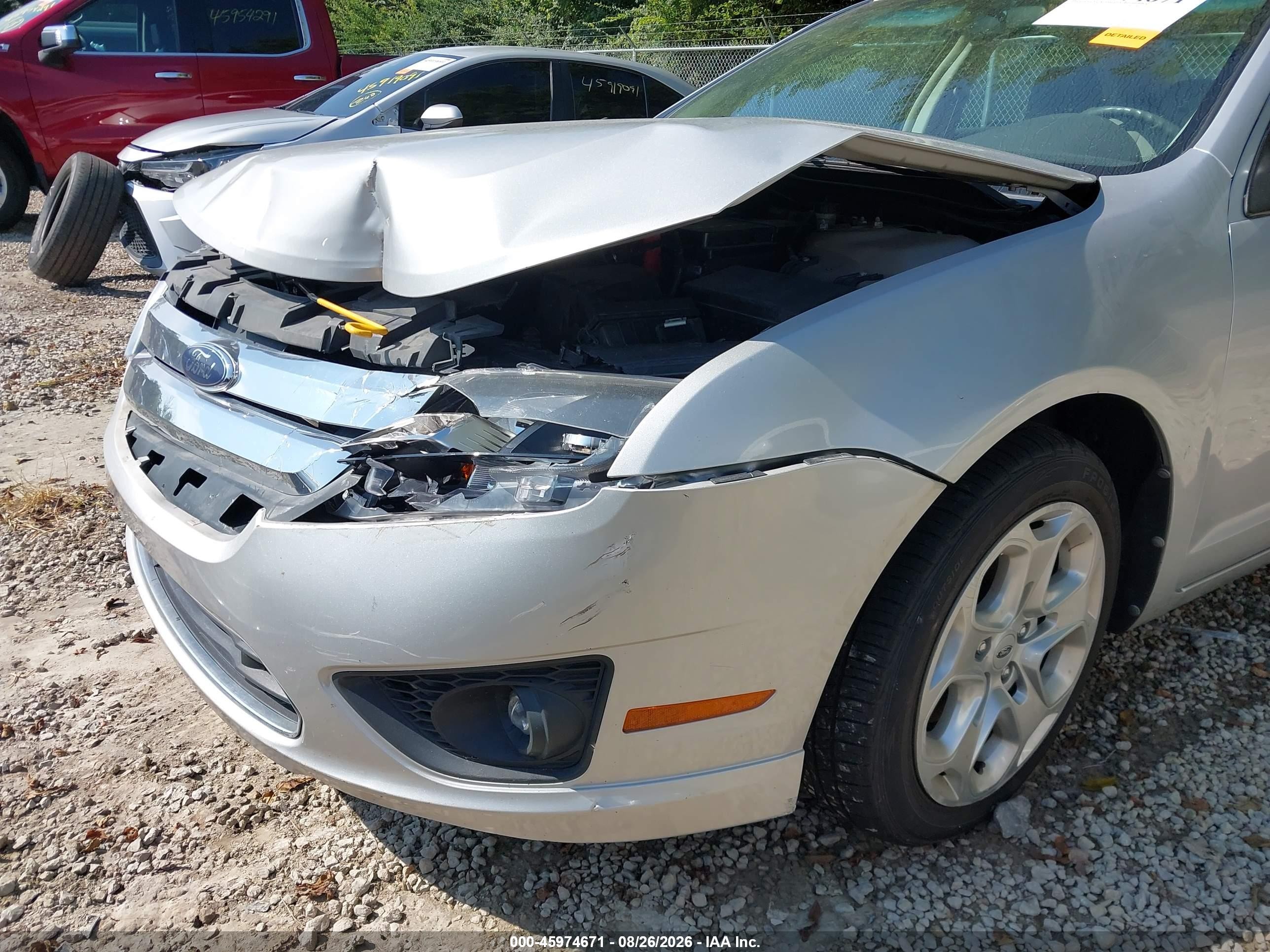 2010 Ford Fusion Se Silver vin: 3FAHP0HG7AR120921